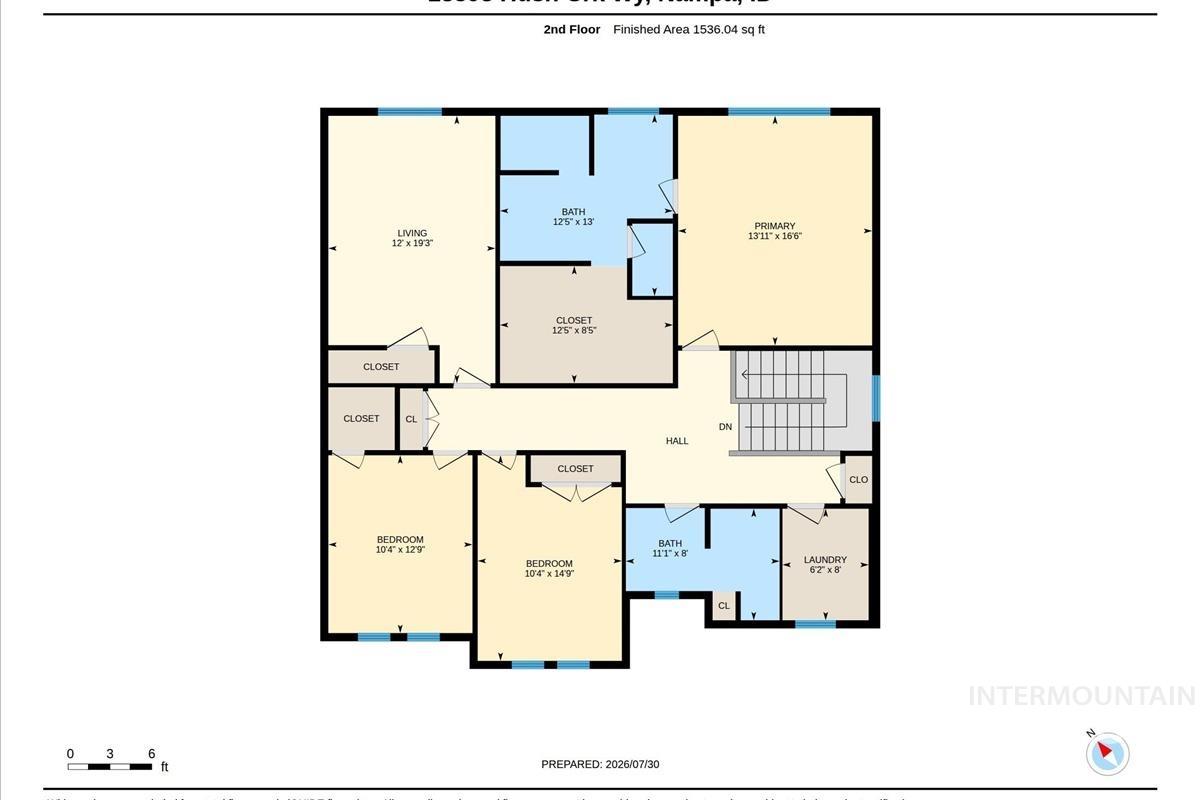 18398 Hush Creek Way, Nampa, Idaho 83687, 5 Bedrooms, 3 Bathrooms, Residential For Sale, Price $545,000, 98996309