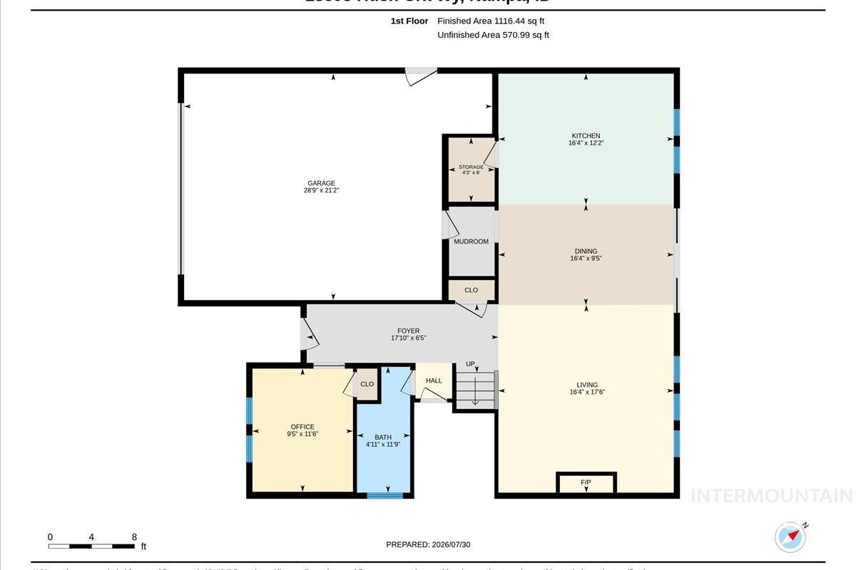 18398 Hush Creek Way, Nampa, Idaho 83687, 5 Bedrooms, 3 Bathrooms, Residential For Sale, Price $545,000, 98996309