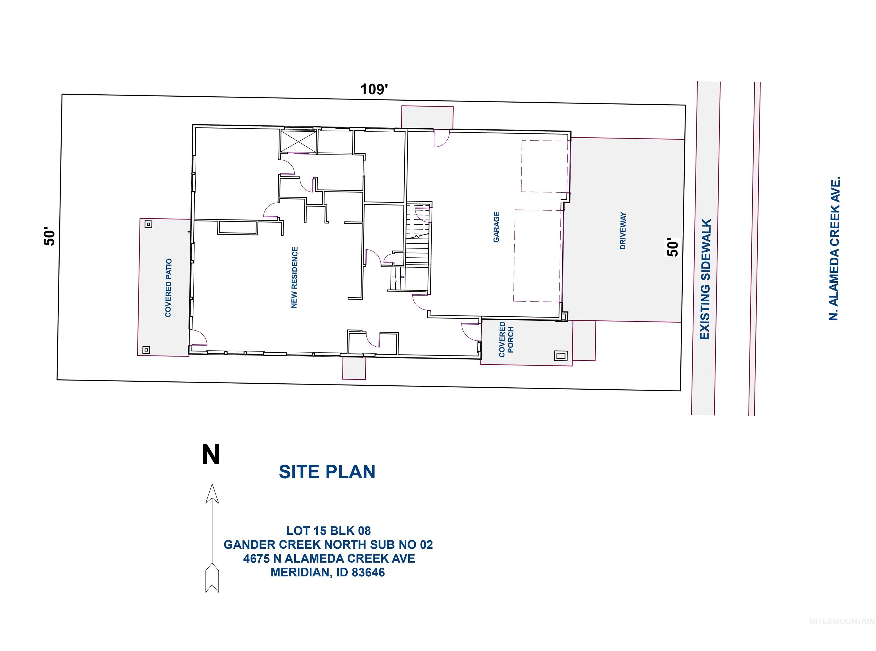 4675 N Alameda Creek Ave, Meridian, Idaho 83646, 4 Bedrooms, 3.5 Bathrooms, Residential For Sale, Price $744,900, 98996370