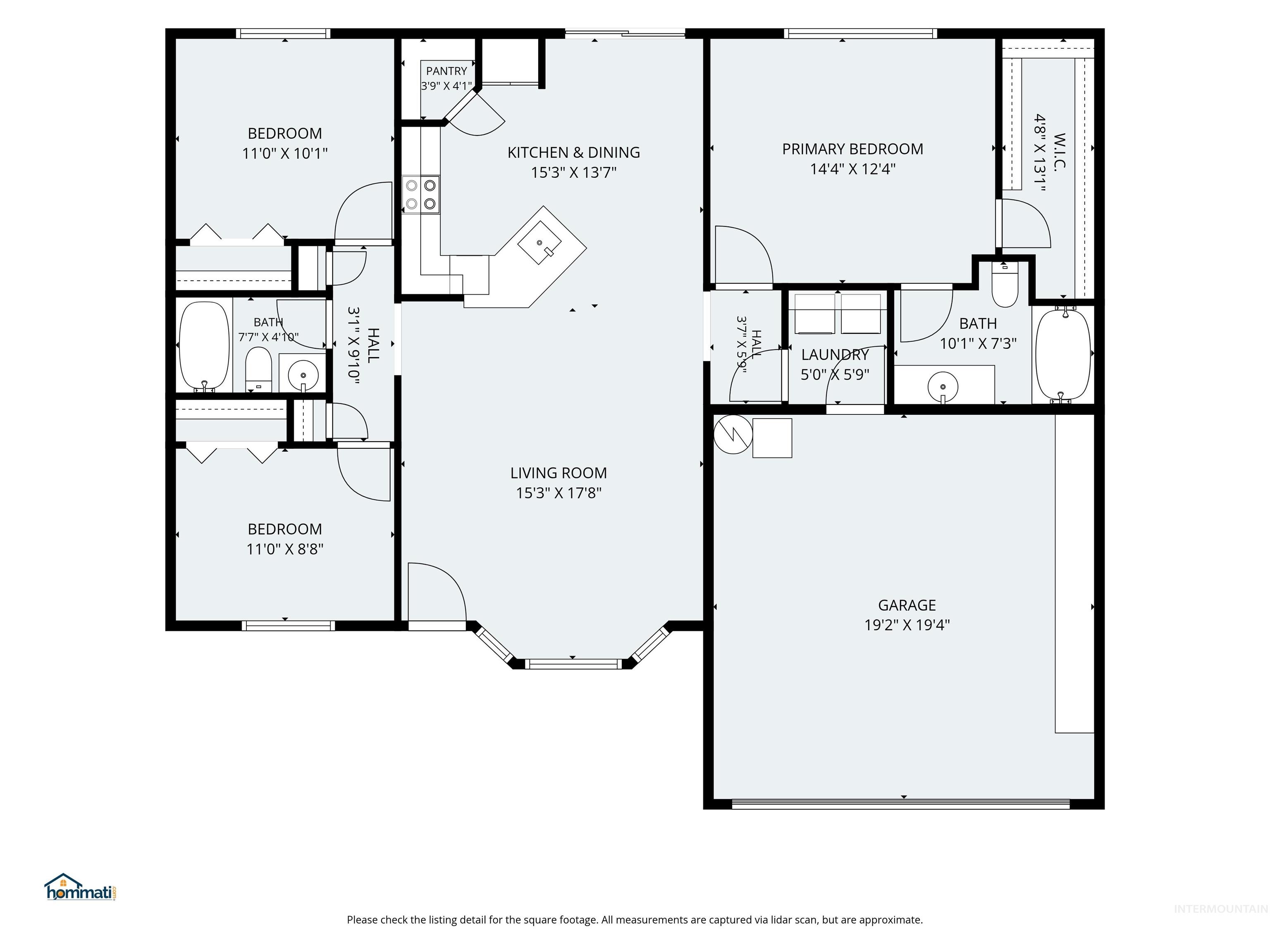 8655 W Dulcimer St., Boise, Idaho 83709, 3 Bedrooms, 2 Bathrooms, Residential For Sale, Price $424,999, 98996428