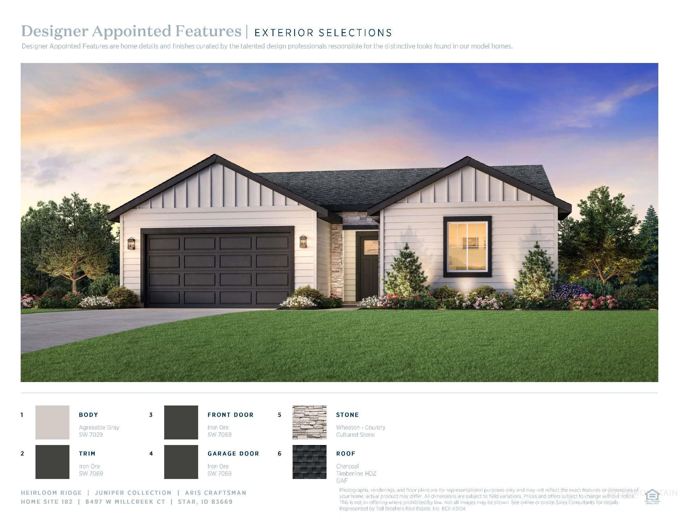 8497 N Millcreek Ct, Star, Idaho 83669, 3 Bedrooms, 2 Bathrooms, Residential For Sale, Price $529,000,MLS 98996441