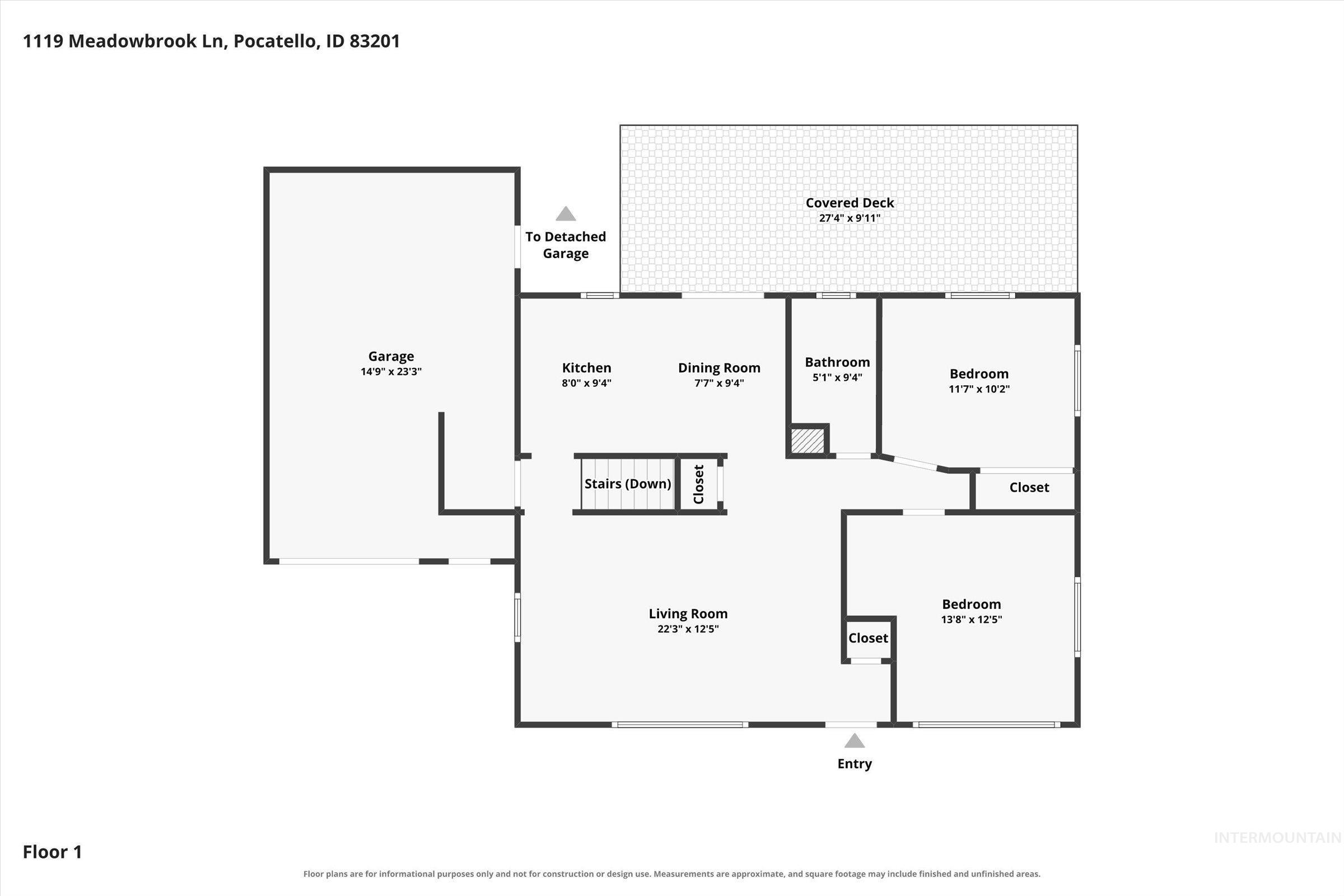 1119 Meadowbrook Ln, Pocatello, Idaho 83201, 3 Bedrooms, 2 Bathrooms, Residential For Sale, Price $389,900,MLS 98996789
