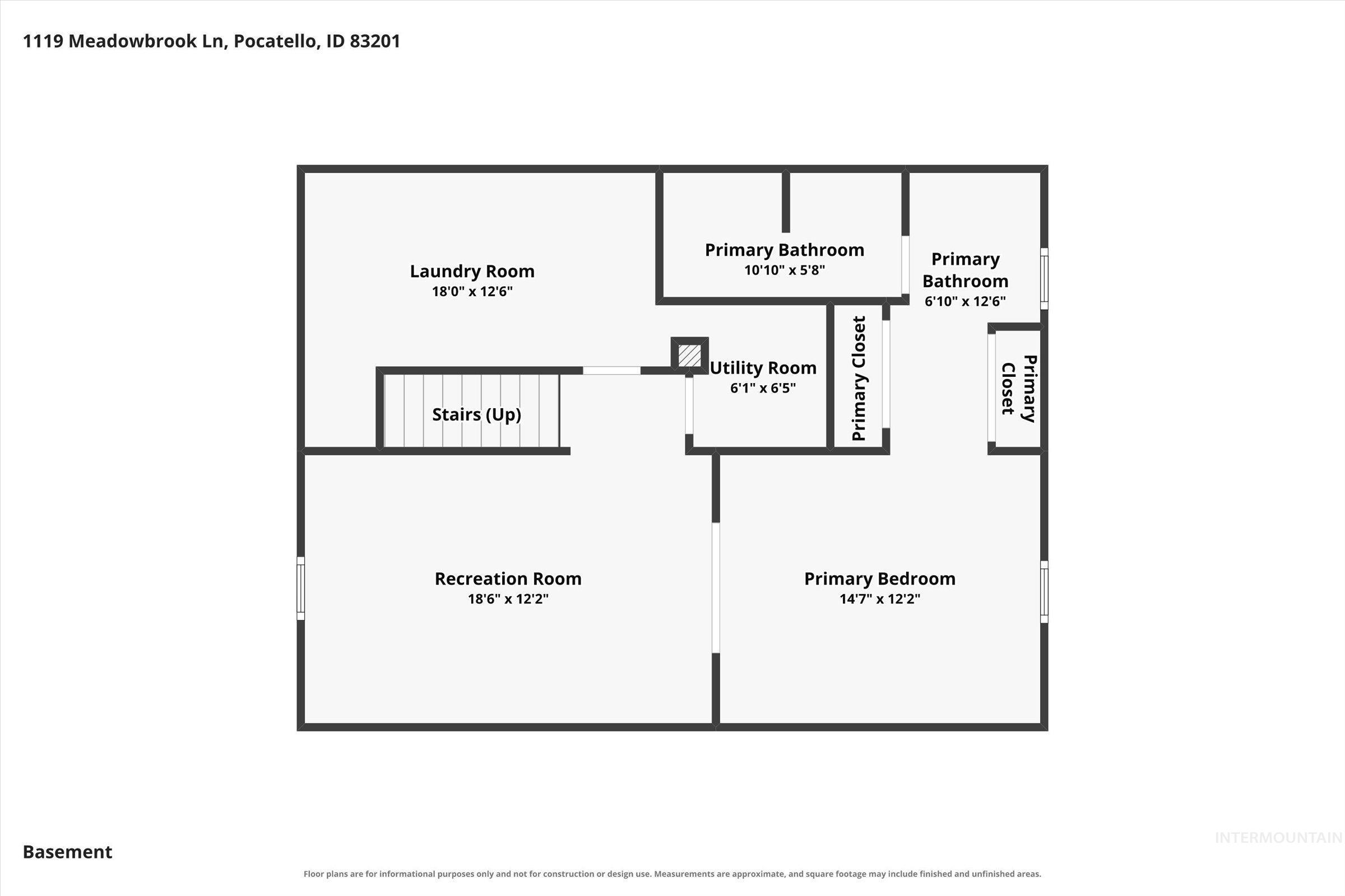 1119 Meadowbrook Ln, Pocatello, Idaho 83201, 3 Bedrooms, 2 Bathrooms, Residential For Sale, Price $389,900,MLS 98996789