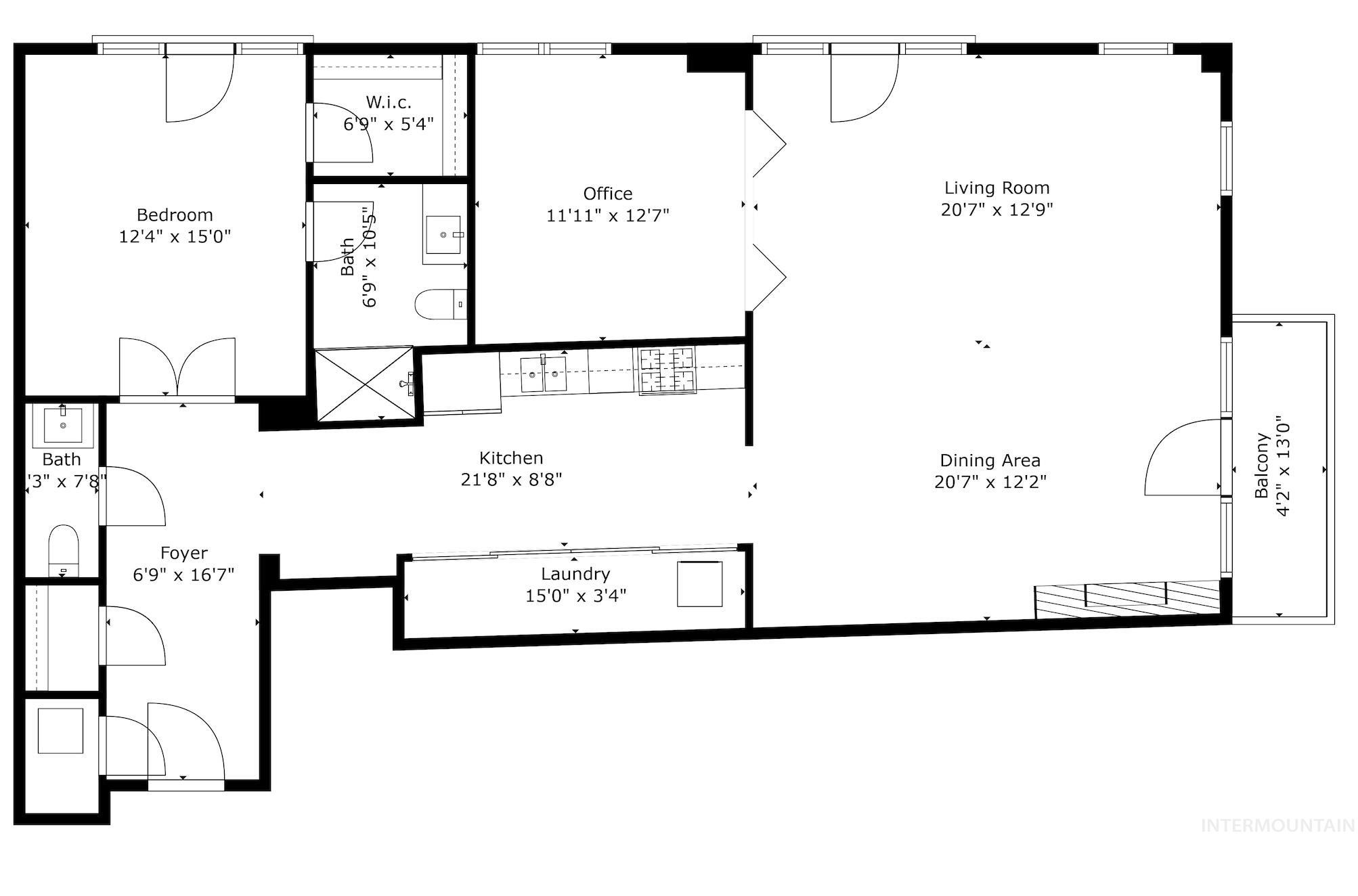 419 S 8th St., Boise, Idaho 83702, 2 Bedrooms, 1.5 Bathrooms, Residential For Sale, Price $700,000,MLS 98996858