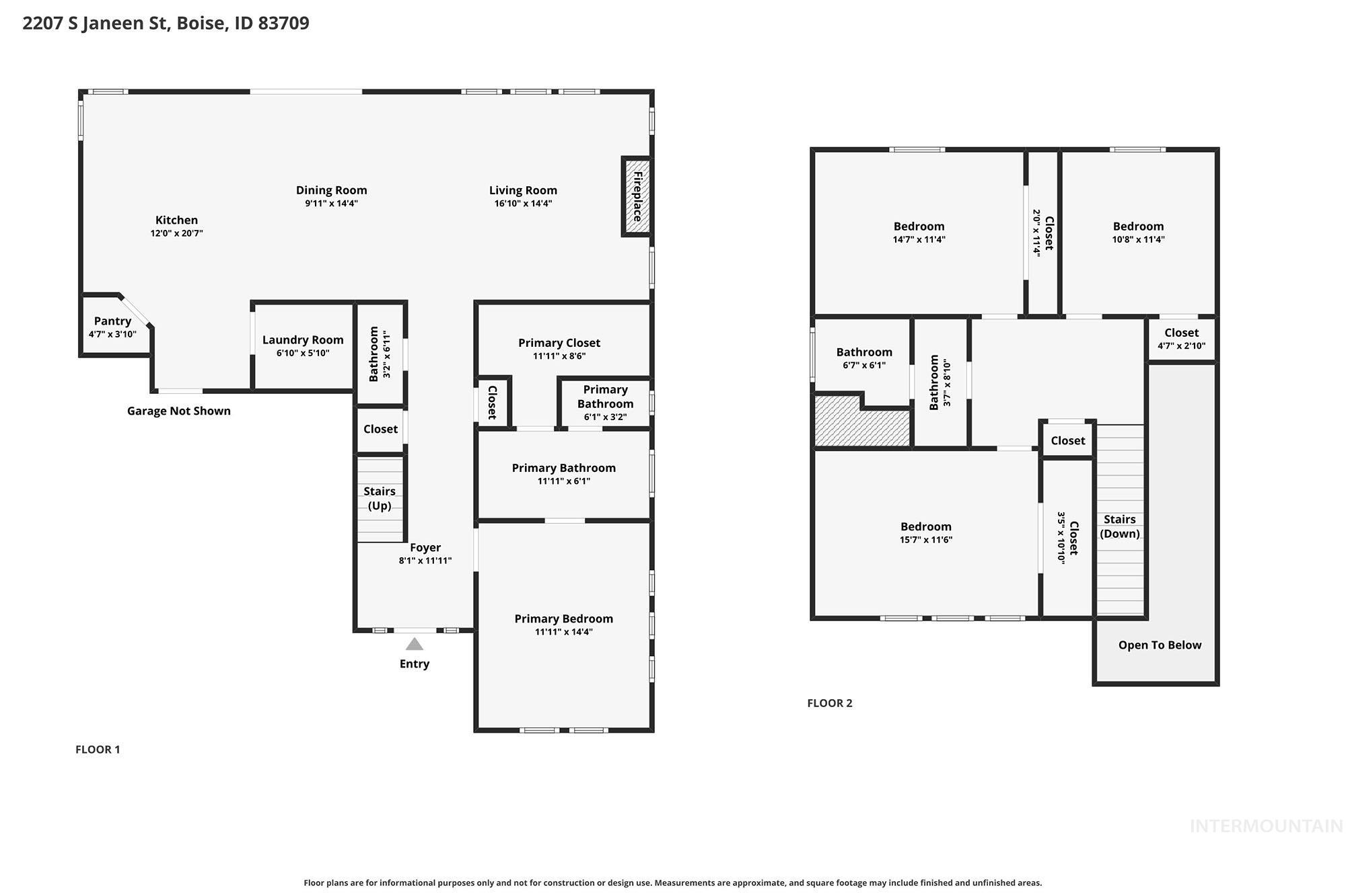 2207 S Janeen St, Boise, Idaho 83709, 4 Bedrooms, 2.5 Bathrooms, Residential For Sale, Price $849,900, 98996887