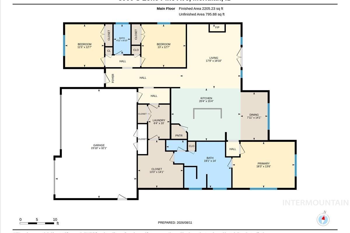 3900 S Lone Pine Ave, Meridian, Idaho 83642, 3 Bedrooms, 2 Bathrooms, Residential For Sale, Price $695,000,MLS 98996891