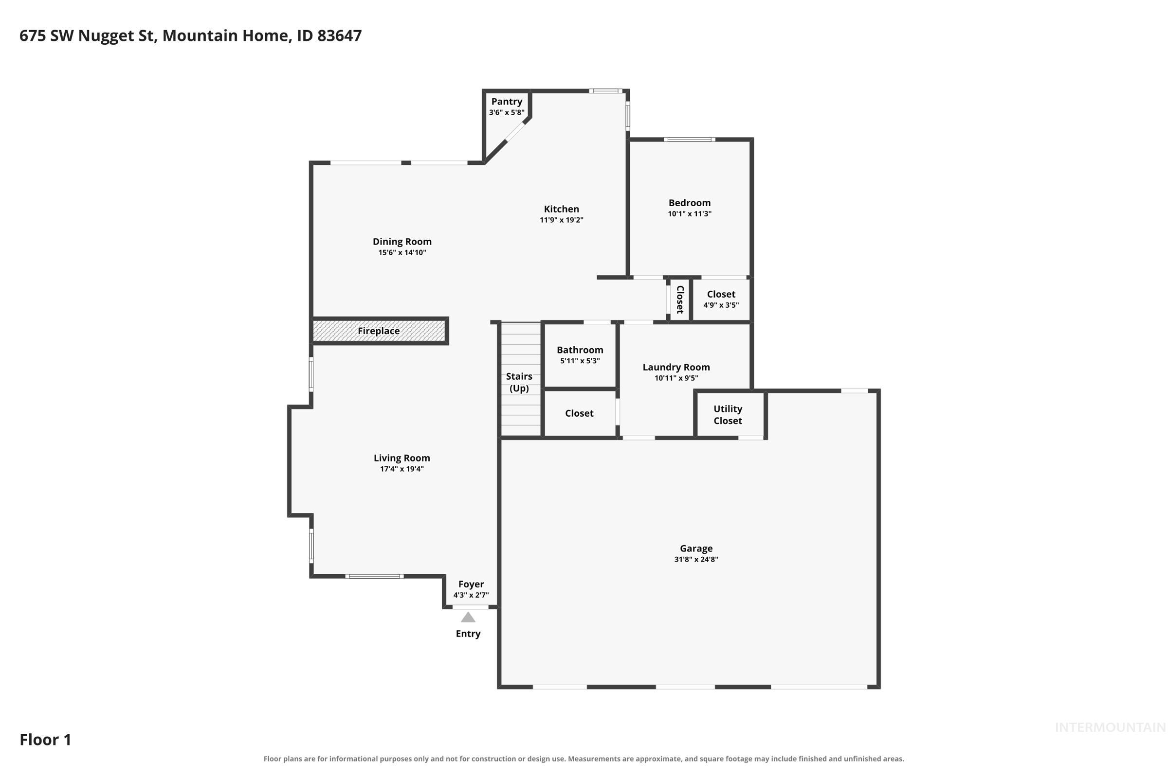 675 SW Nugget, Mountain Home, Idaho 83647, 5 Bedrooms, 3 Bathrooms, Residential For Sale, Price $479,900,MLS 98997087