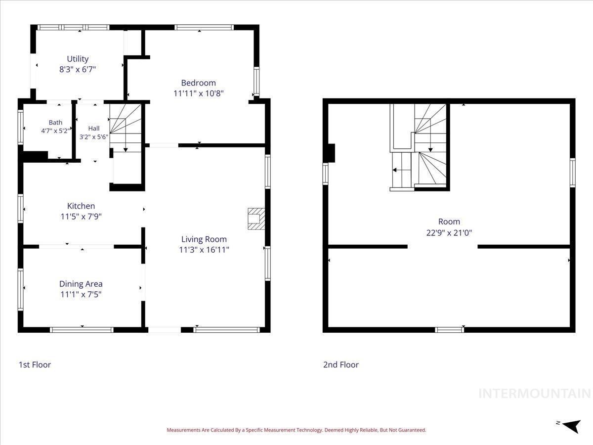 212 NE 2nd St, Meridian, Idaho 83642, 2 Bedrooms, 1 Bathroom, Residential For Sale, Price $289,500,MLS 98997096