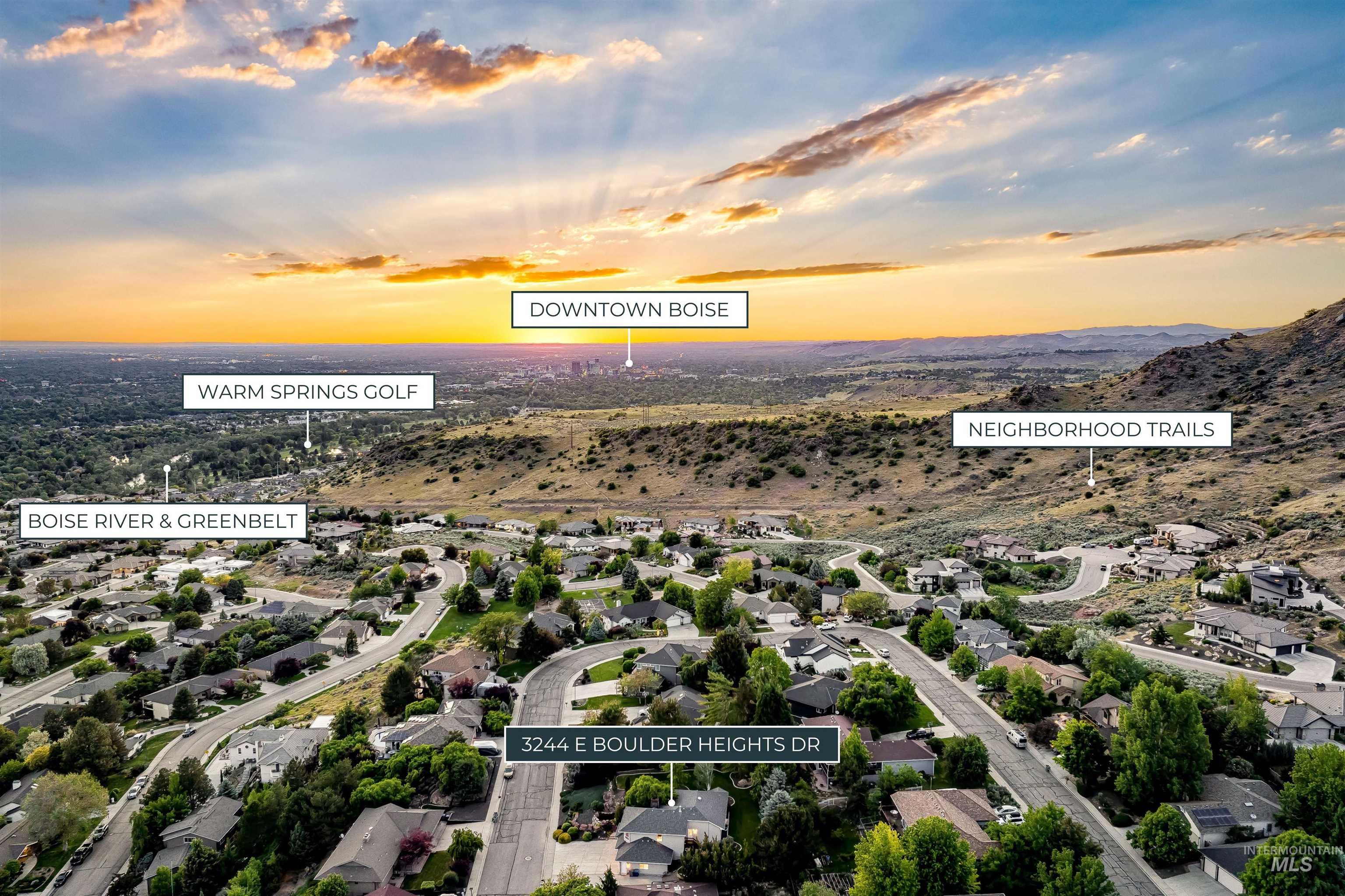 3244 E Boulder Heights Drive, Boise, Idaho 83712, 3 Bedrooms, 2 Bathrooms, Residential For Sale, Price $1,025,000, 98997242