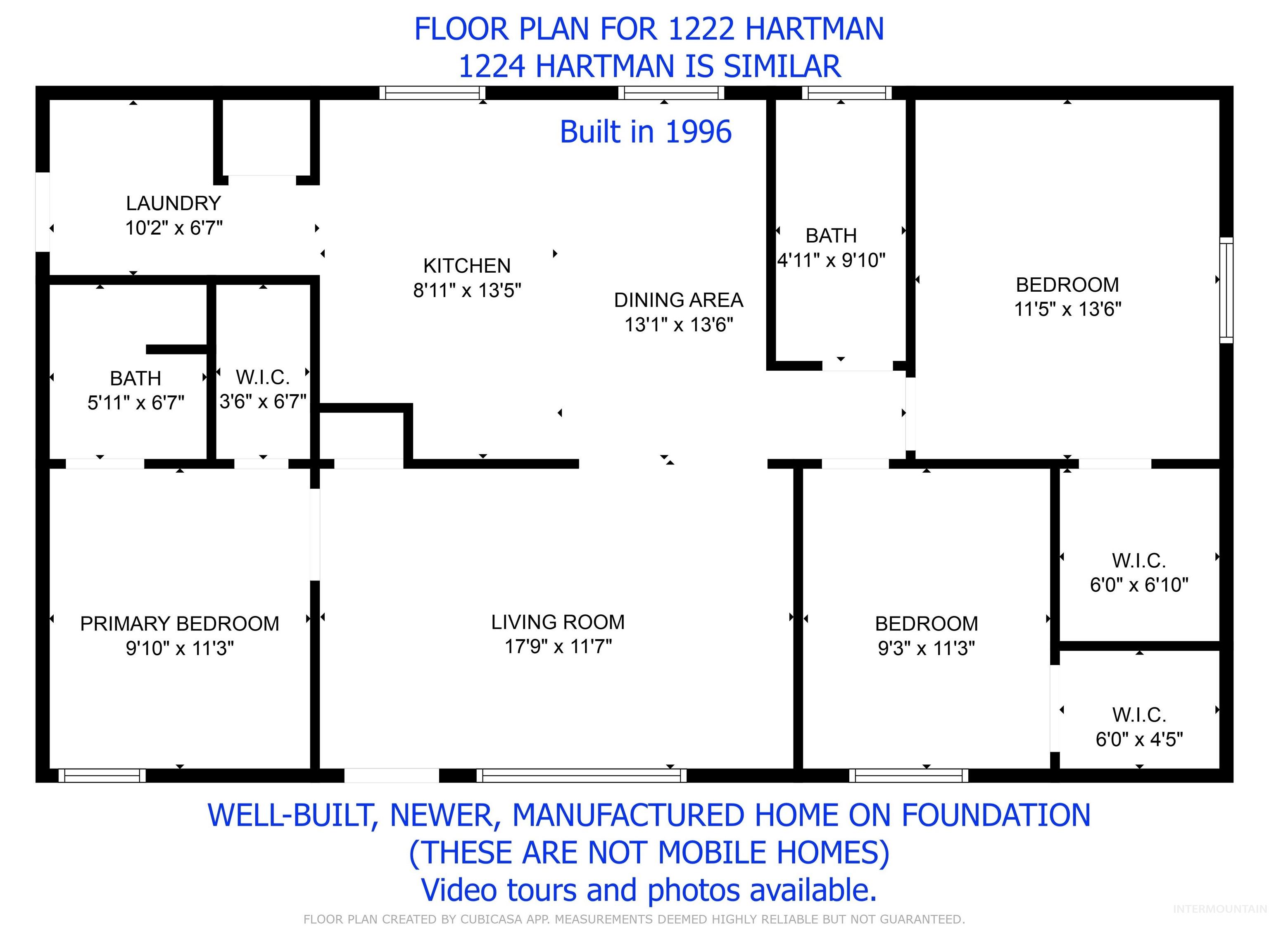 1218 N Hartman, Boise, Idaho 83704, Land For Sale, Price $795,000, 98997247
