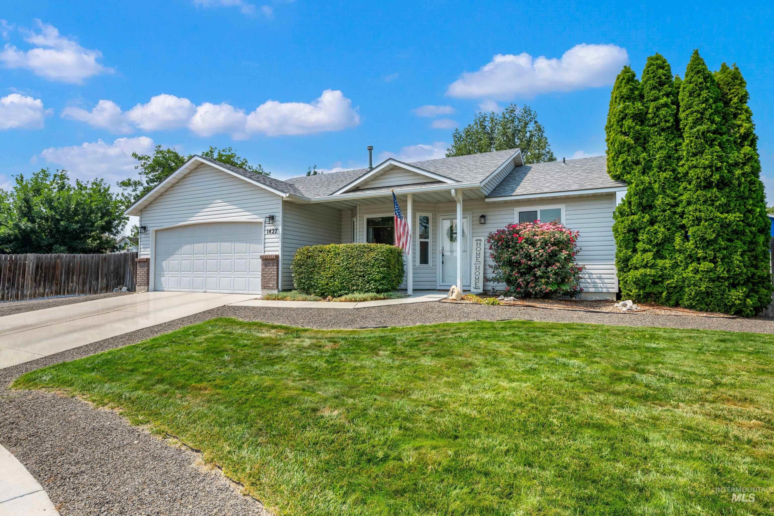 1427 N Antimony Pl, Kuna, Idaho 83634, 3 Bedrooms, 2 Bathrooms, Residential For Sale, Price $389,900, 98997283