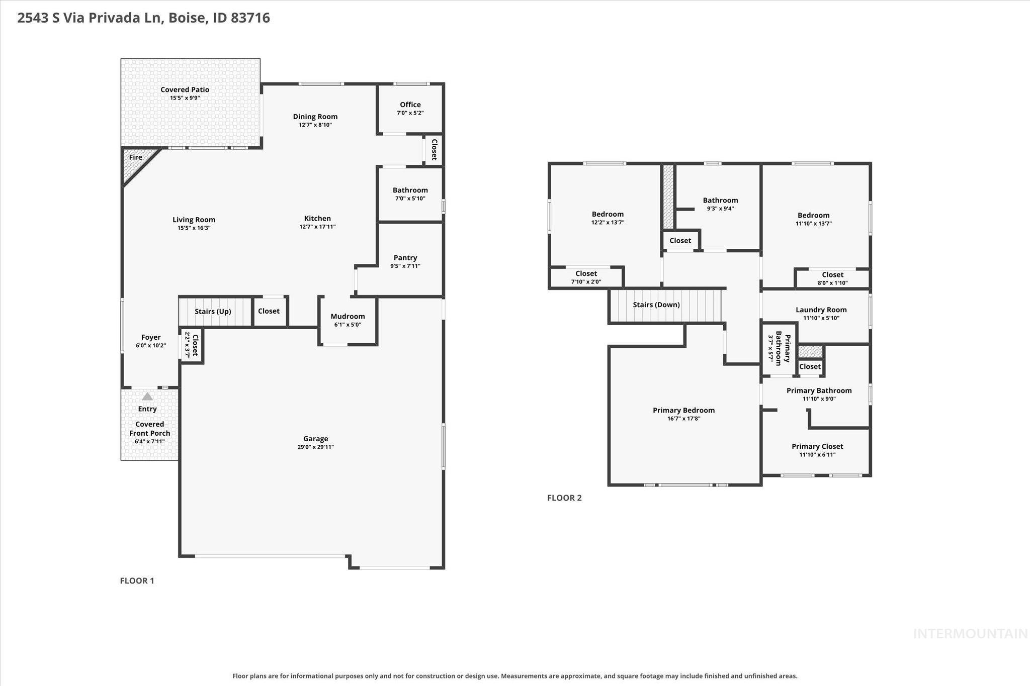 2543 S Via Privada Ln, Boise, Idaho 83716, 3 Bedrooms, 2.5 Bathrooms, Residential For Sale, Price $787,300,MLS 98997335