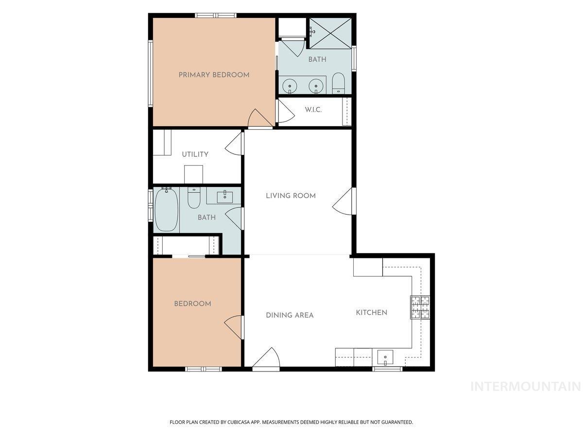 980 N Clithero Dr, Boise, Idaho 83703, 2 Bedrooms, 2 Bathrooms, Residential For Sale, Price $499,900, 98997377