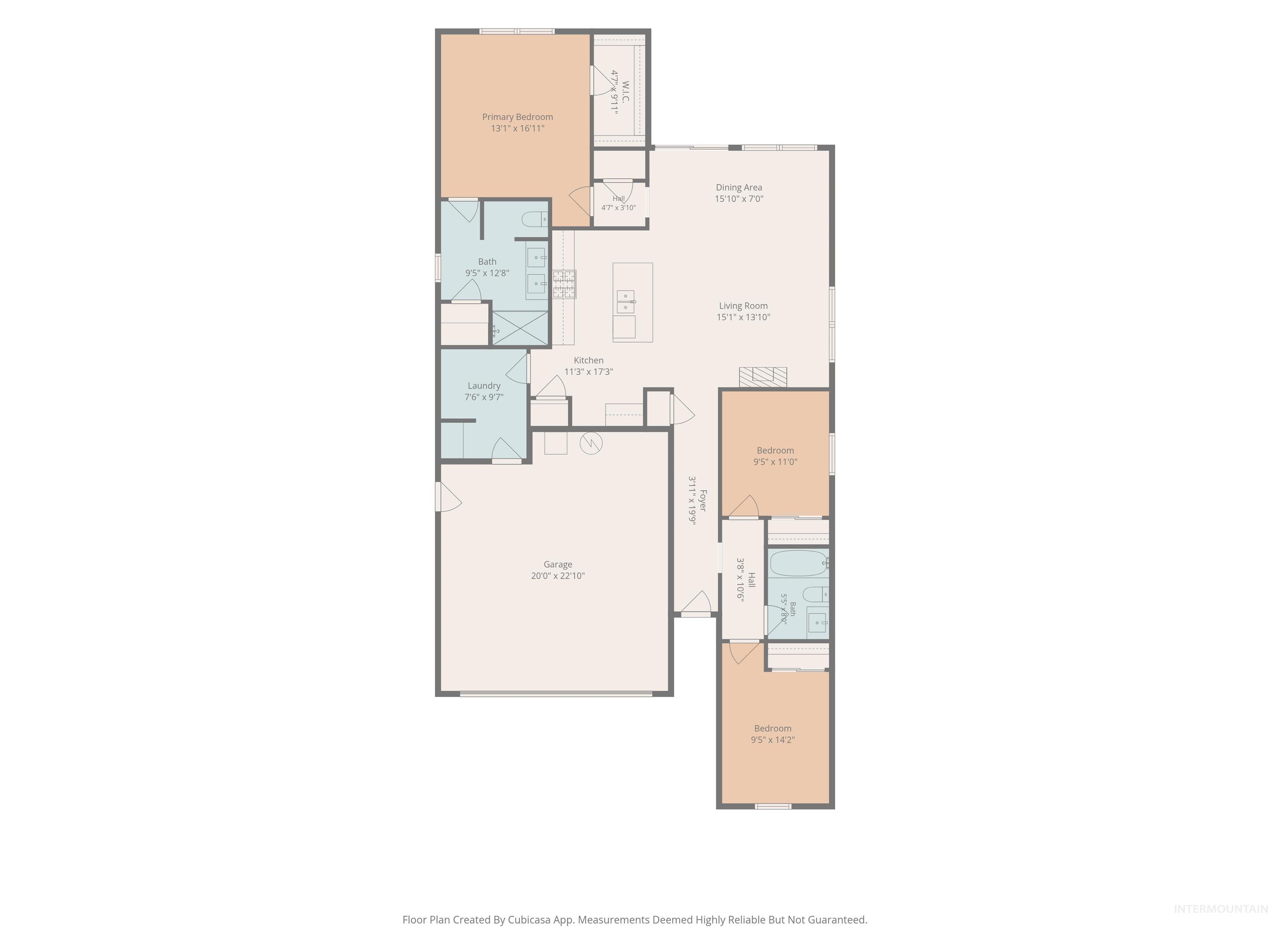 514 Learmont St, Meridian, Idaho 83642, 3 Bedrooms, 2 Bathrooms, Residential For Sale, Price $455,000,MLS 98997403