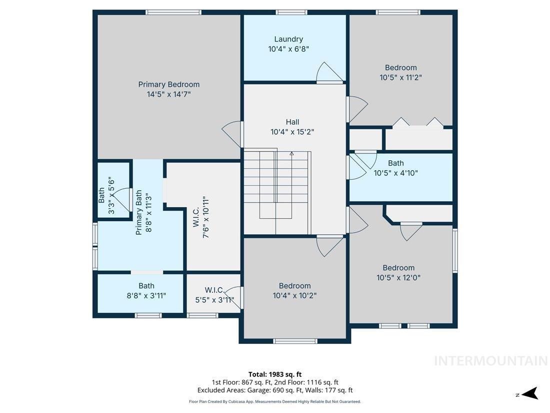 8132 S Red Shine Ave, Boise, Idaho 83709, 4 Bedrooms, 2.5 Bathrooms, Residential For Sale, Price $499,900,MLS 98997560