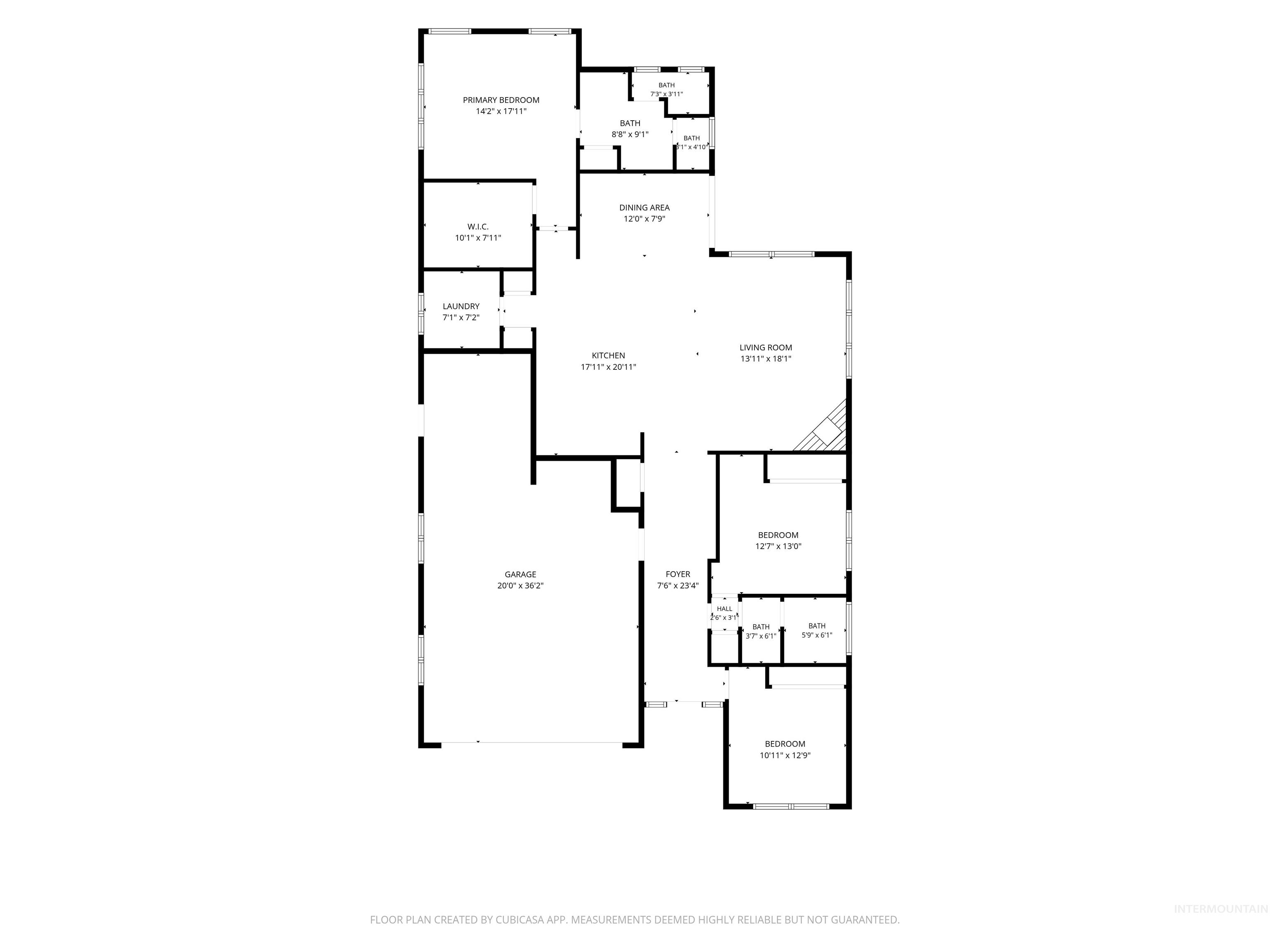1469 N Parkshire Way, Meridian, Idaho 83642, 3 Bedrooms, 2 Bathrooms, Residential For Sale, Price $579,900, 98997588
