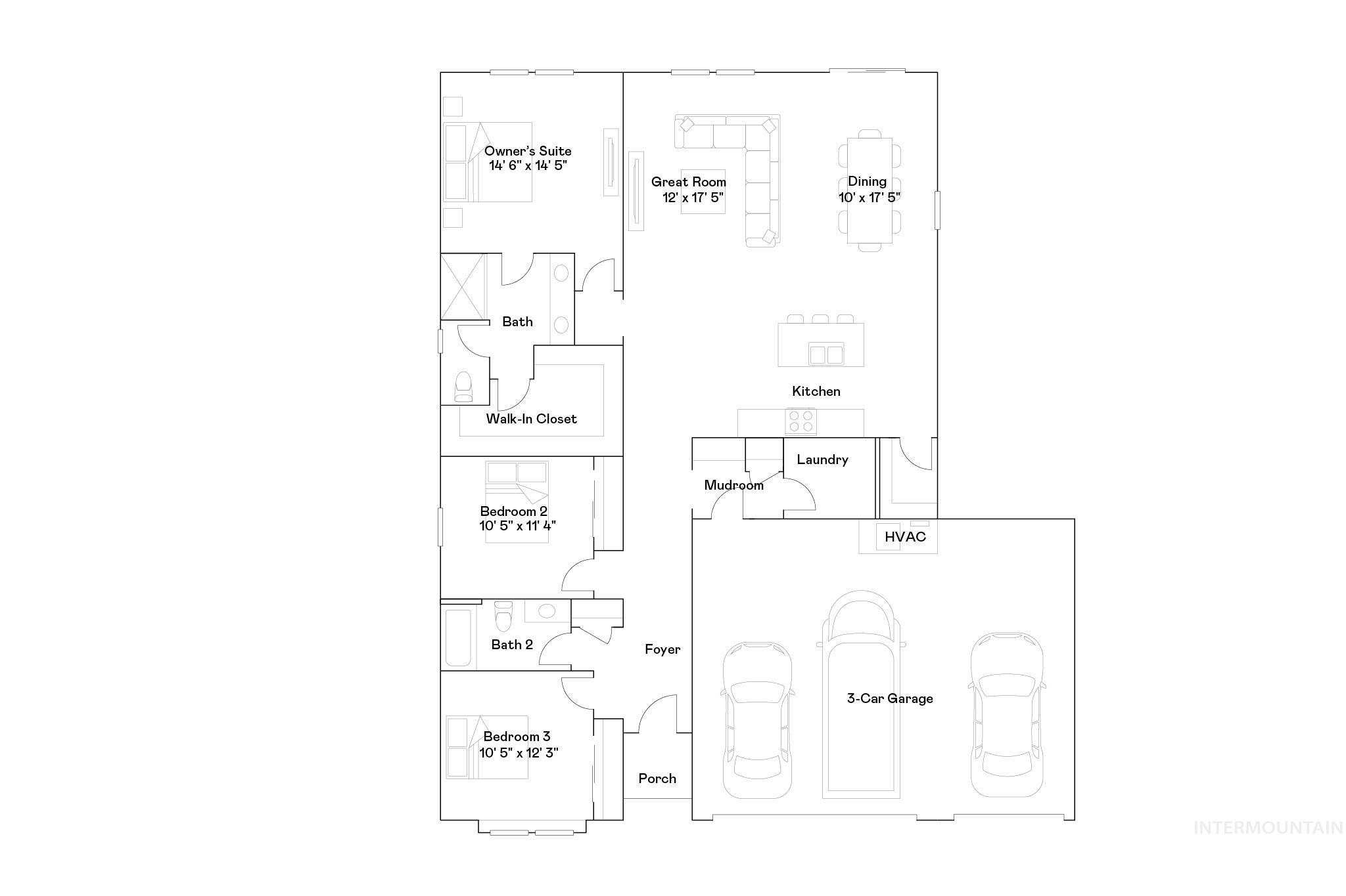 8612 E Love Ct, Nampa, Idaho 83687, 3 Bedrooms, 2 Bathrooms, Residential For Sale, Price $476,900,MLS 98997925