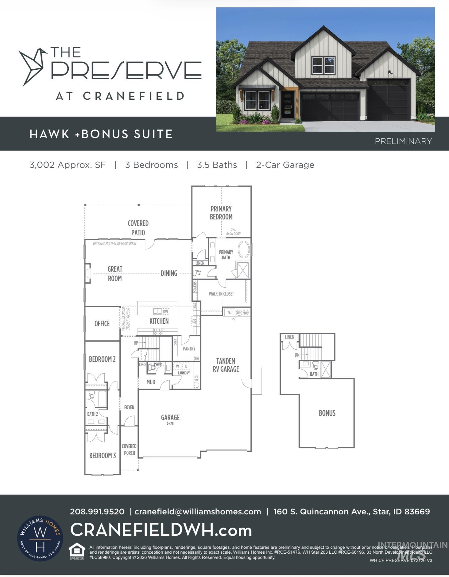 479 S Turner Ave., Star, Idaho 83669, 3 Bedrooms, 3.5 Bathrooms, Residential For Sale, Price $835,990, 98997941