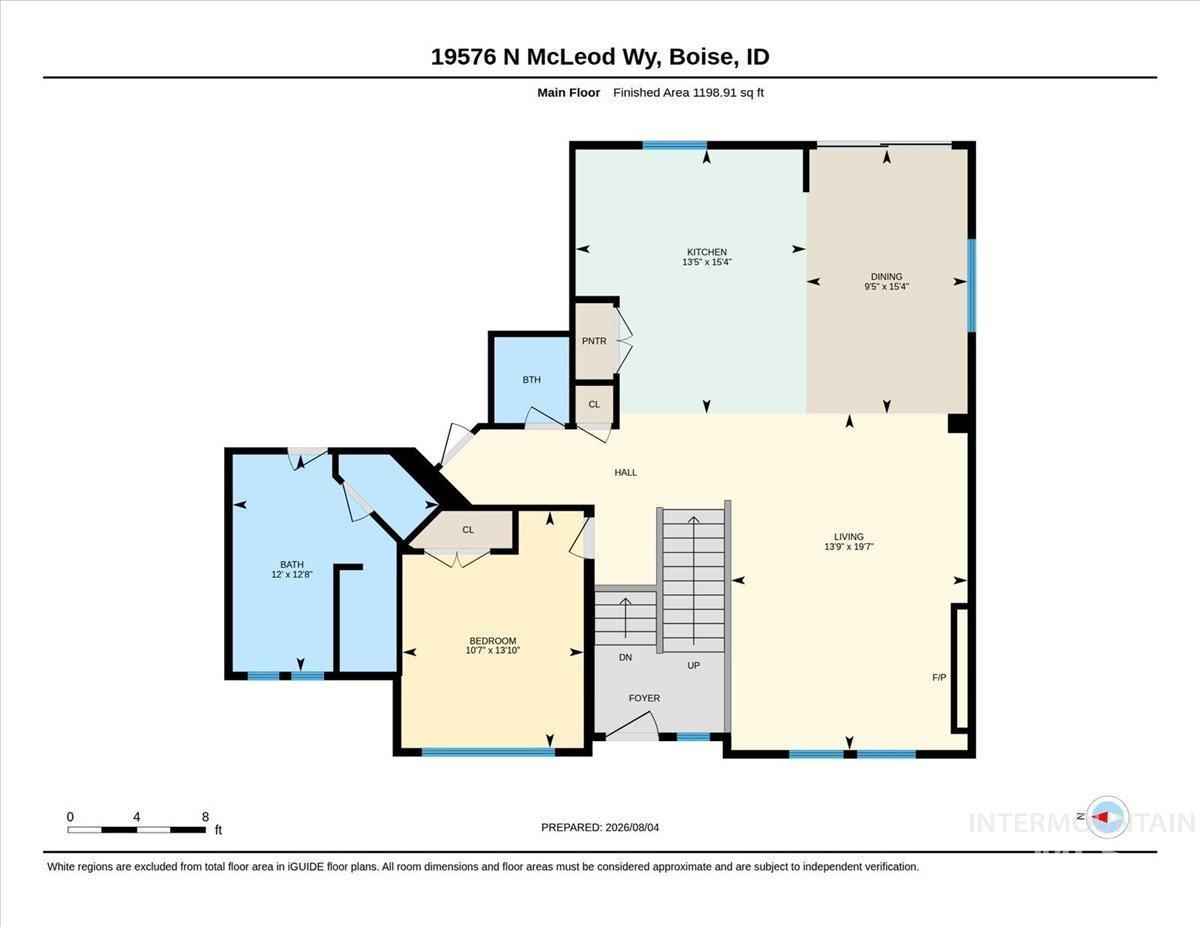 19576 N McLeod Way, Eagle, Idaho 83714, 4 Bedrooms, 2.5 Bathrooms, Residential For Sale, Price $669,500, 98997982