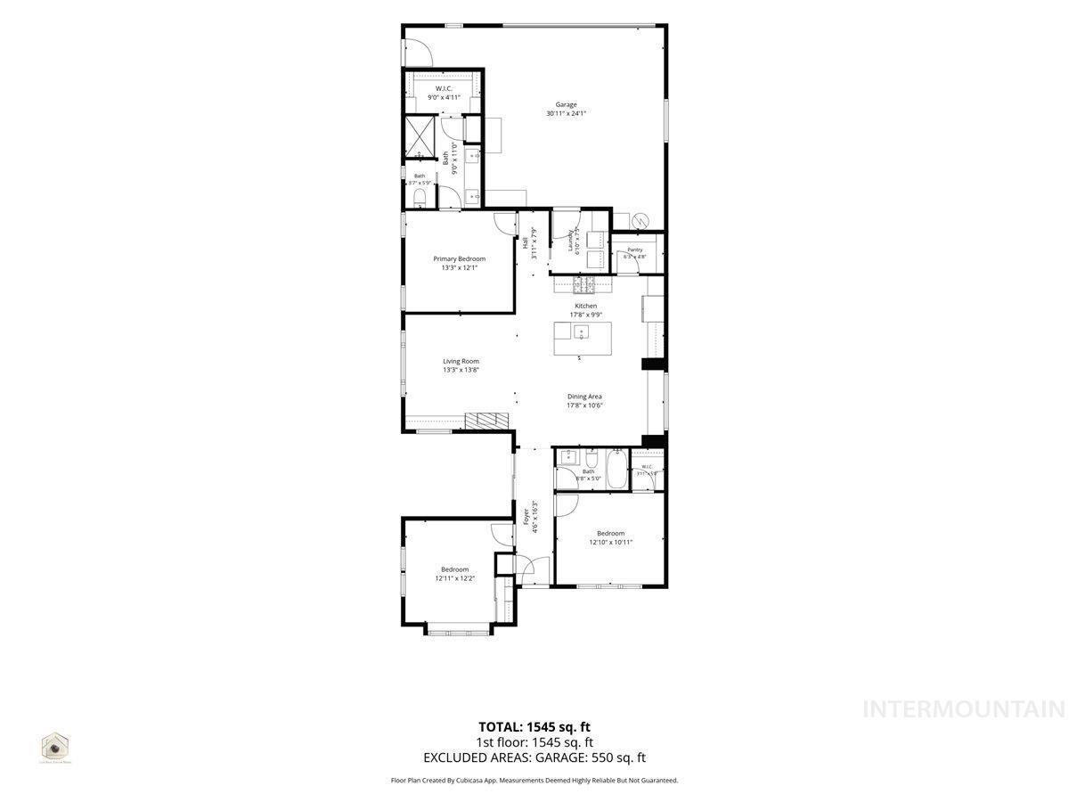 6151 N Winward Lane, Meridian, Idaho 83646, 3 Bedrooms, 2 Bathrooms, Residential For Sale, Price $570,000,MLS 98998189