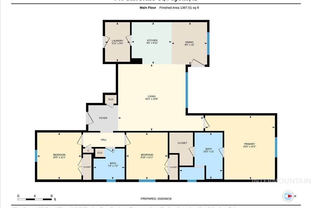 740 Sawgrass Court, Payette, Idaho 83661, 3 Bedrooms, 2 Bathrooms, Residential For Sale, Price $375,000,MLS 98998218