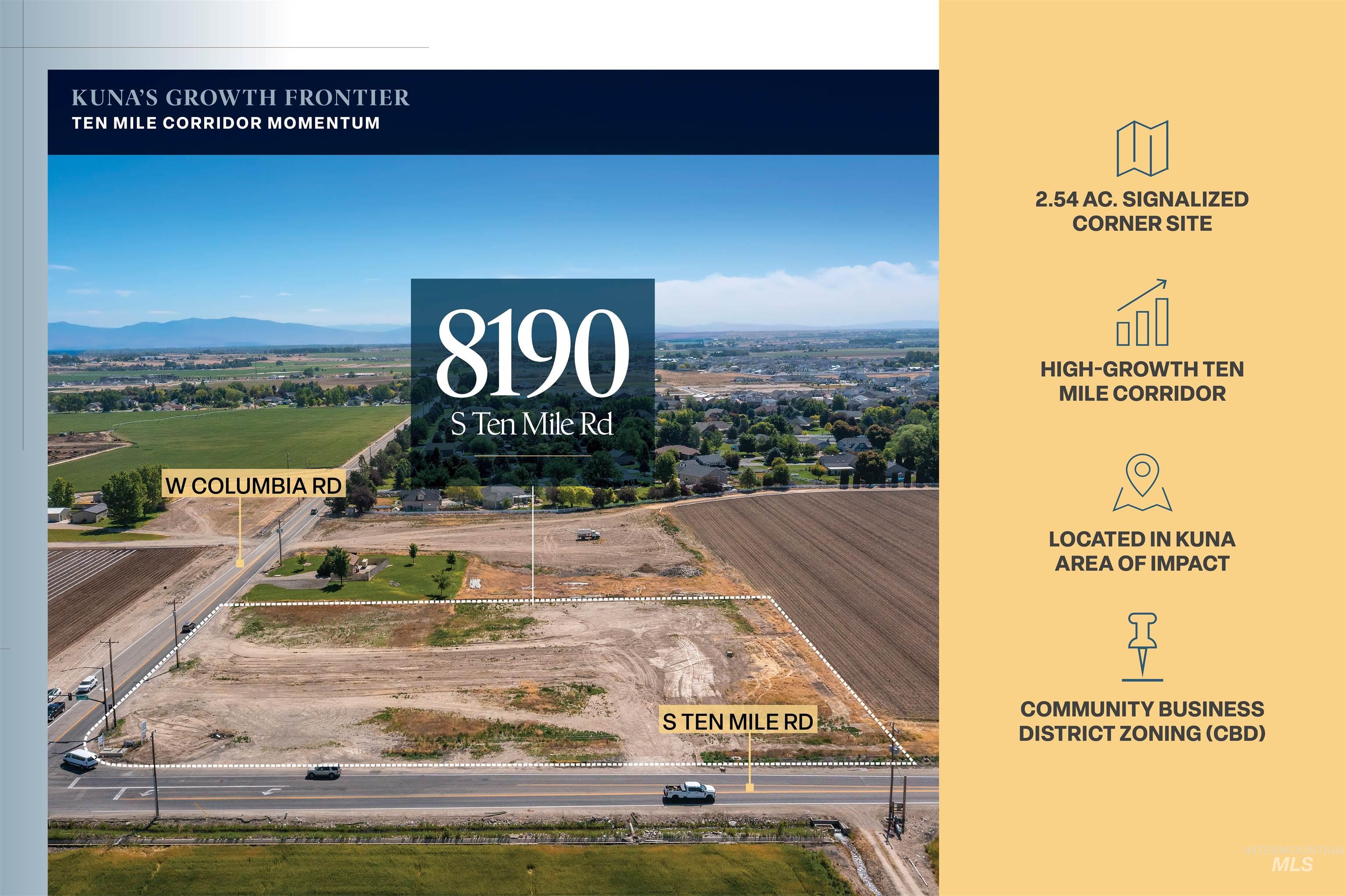 8190 S Ten Mile, Kuna, Idaho 83642, Land For Sale, Price $2,200,000, 98998285