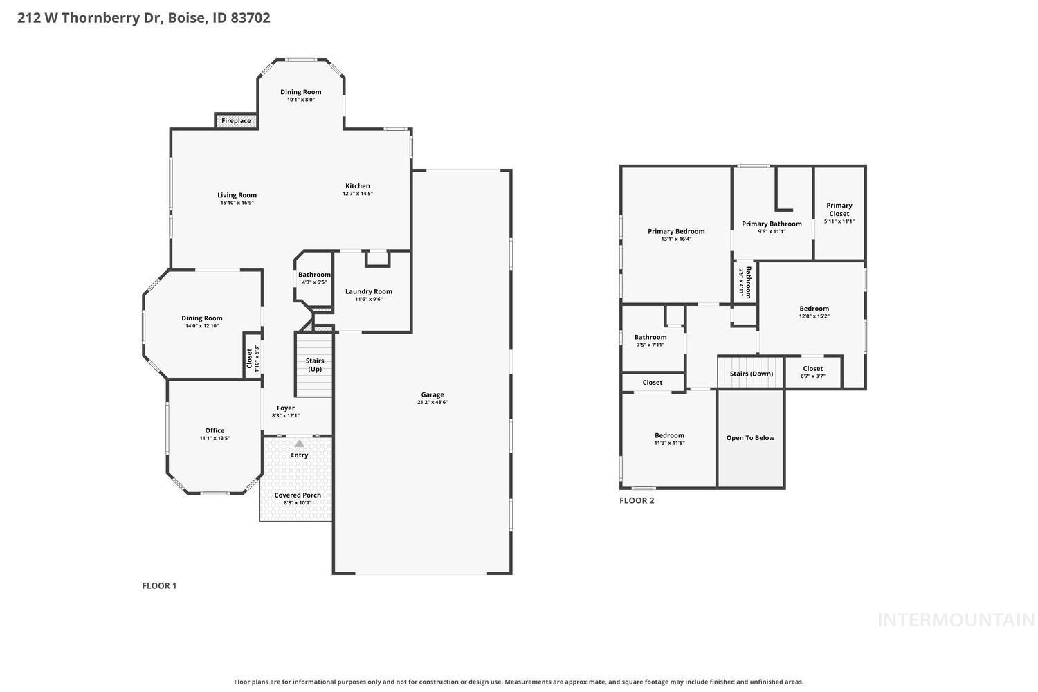212 W Thornberry, Boise, Idaho 83702, 3 Bedrooms, 2.5 Bathrooms, Residential For Sale, Price $1,250,000,MLS 98998465