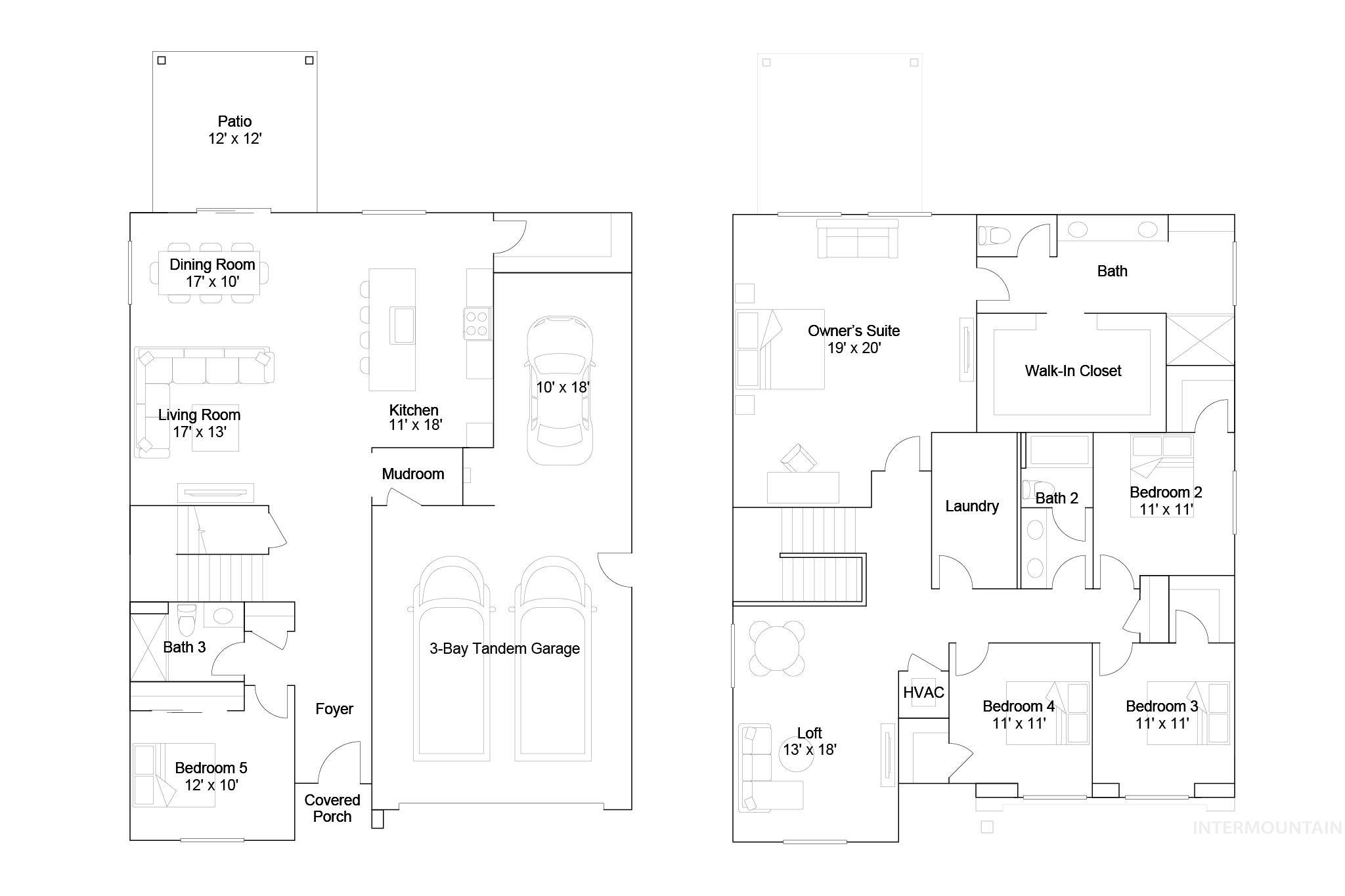 6962 N Beau Ave, Meridian, Idaho 83646, 5 Bedrooms, 3 Bathrooms, Residential For Sale, Price $573,900,MLS 98998557