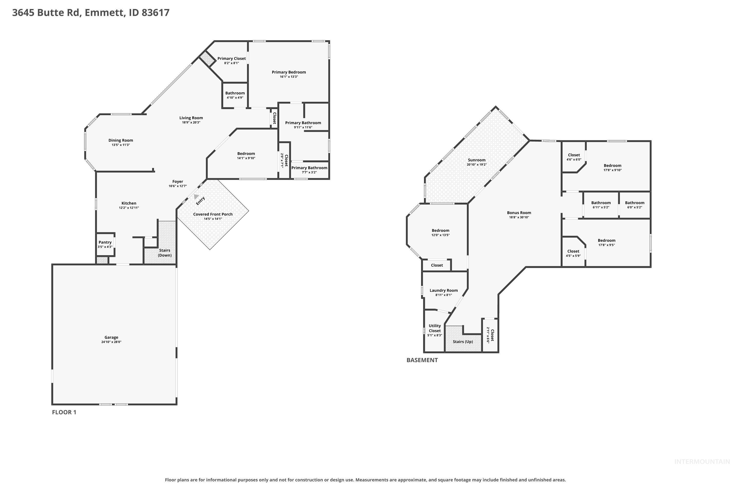 3645 Butte Rd, Emmett, Idaho 83617, 5 Bedrooms, 3 Bathrooms, Residential For Sale, Price $889,000,MLS 98998616