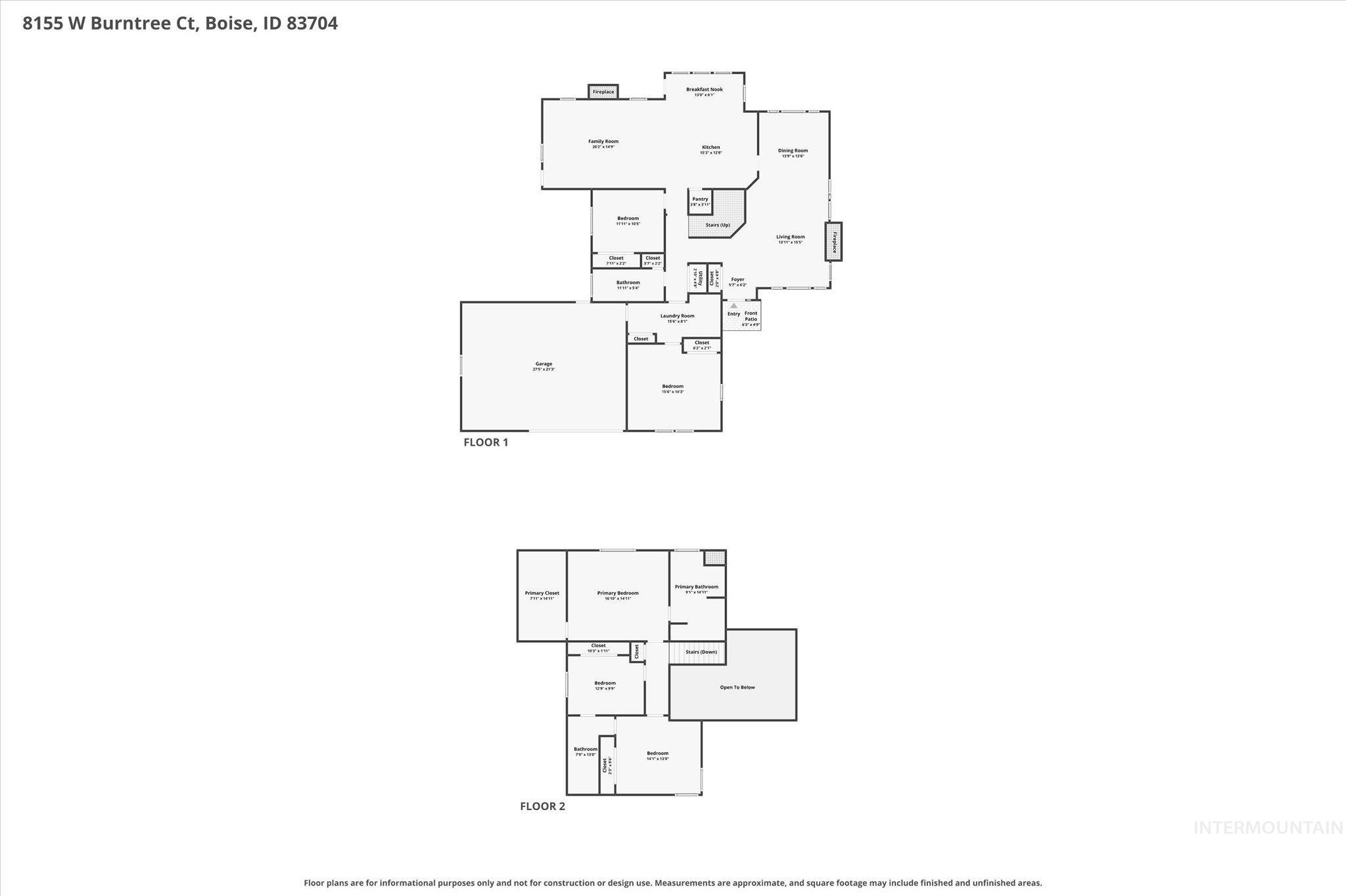 8155 W Burntree Ct, Boise, Idaho 83704, 5 Bedrooms, 3 Bathrooms, Residential For Sale, Price $798,900,MLS 98998683