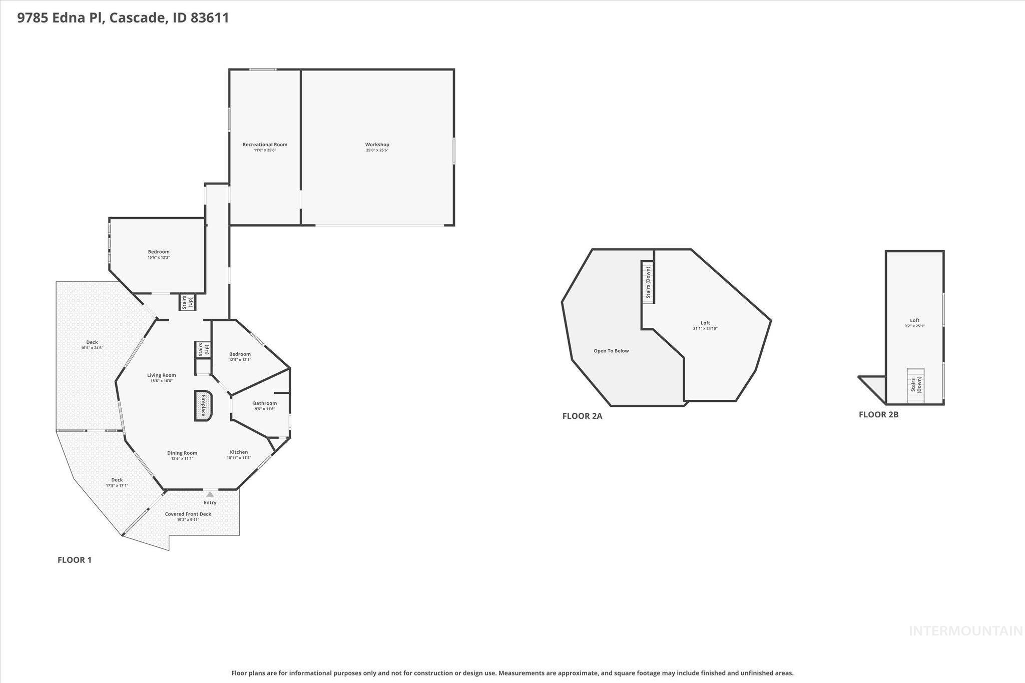 9785 Edna Pl, Cascade, Idaho 83611, 3 Bedrooms, 1 Bathroom, Residential For Sale, Price $598,000, 98998693