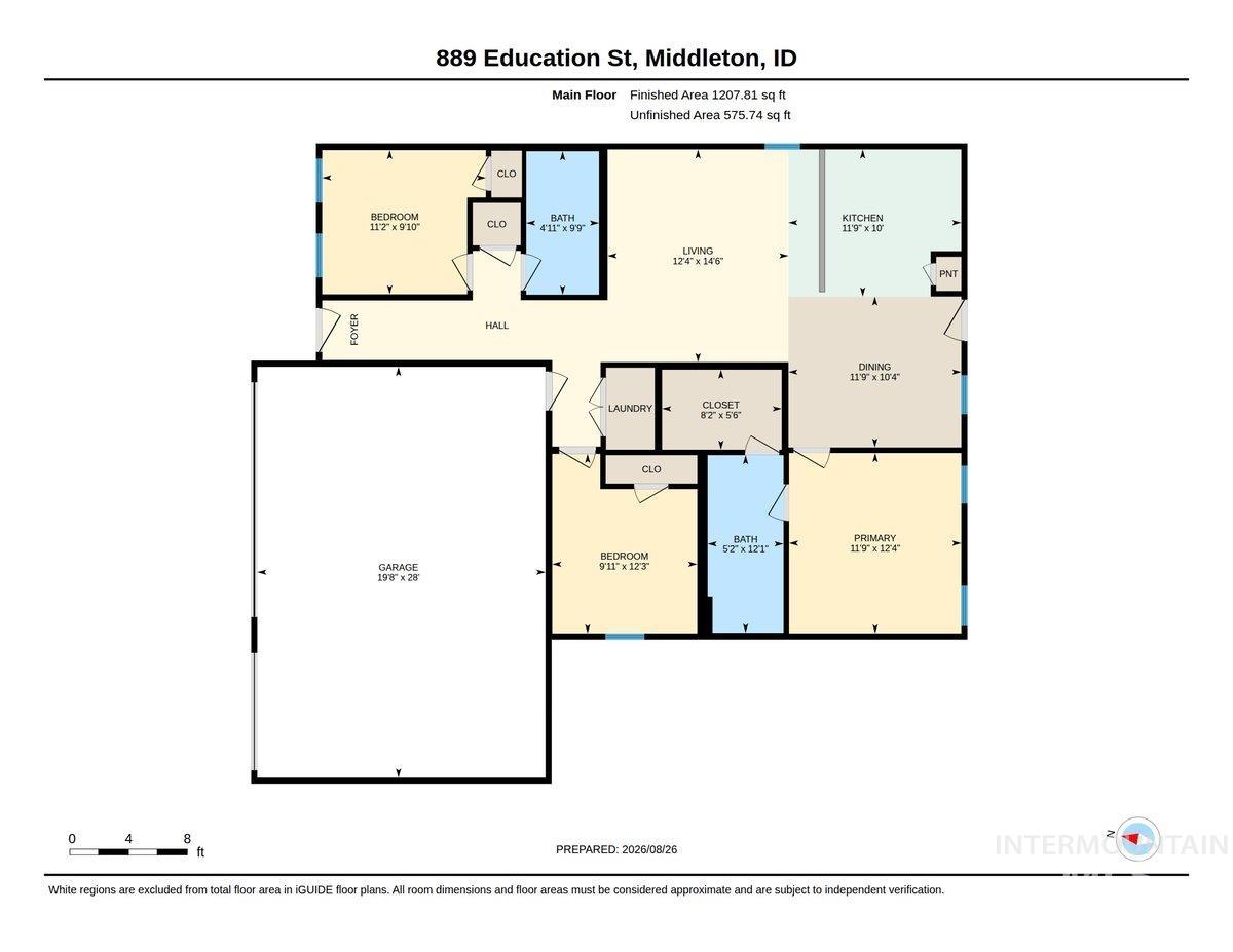 889 Education Street, Middleton, Idaho 83644, 3 Bedrooms, 2 Bathrooms, Residential For Sale, Price $399,900, 98998746