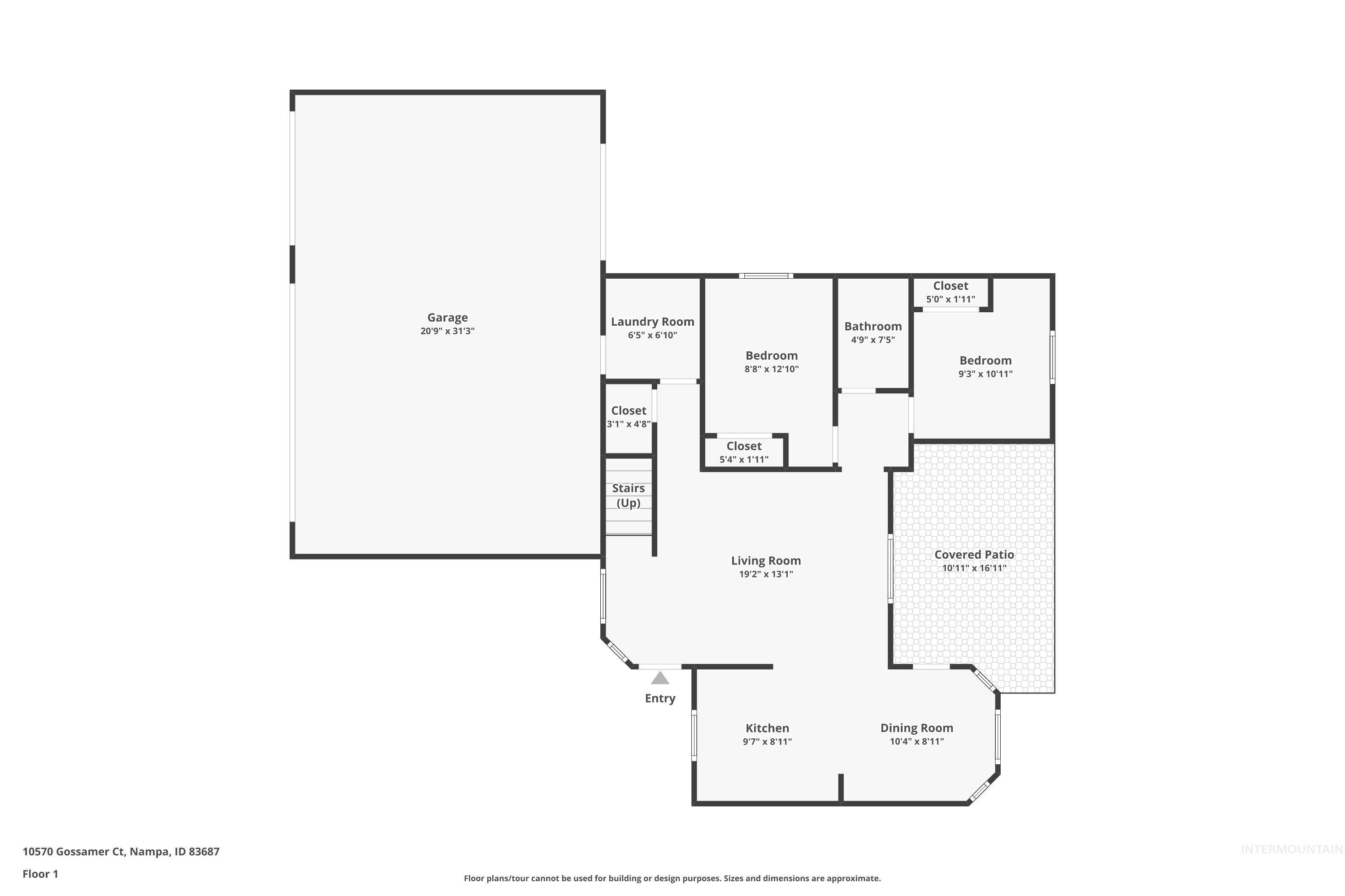 10570 Gossamer Ct, Nampa, Idaho 83687, 3 Bedrooms, 2 Bathrooms, Residential For Sale, Price $375,000, 98998747