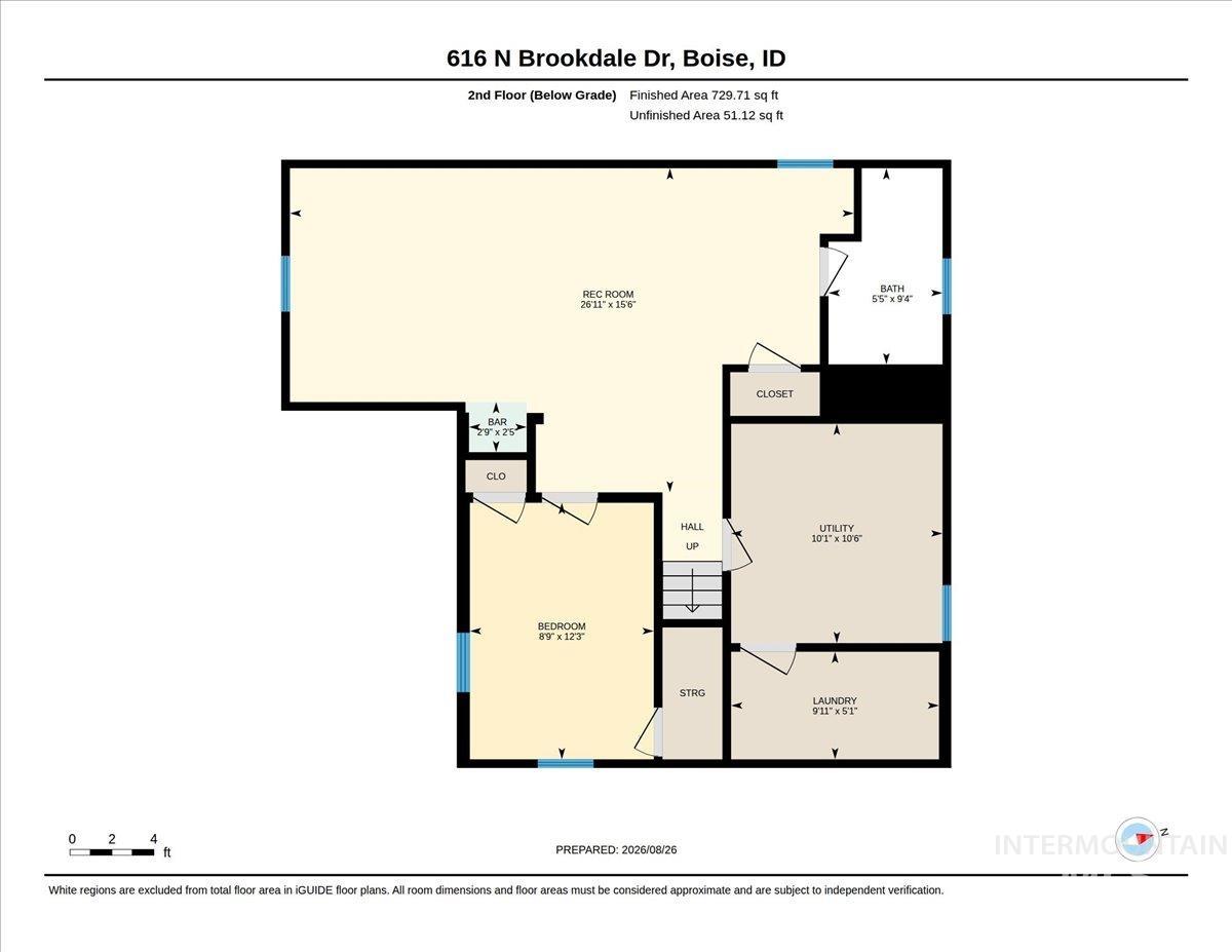 616 Brookdale Dr., Boise, Idaho 83712, 3 Bedrooms, 2 Bathrooms, Residential For Sale, Price $739,900, 98998751