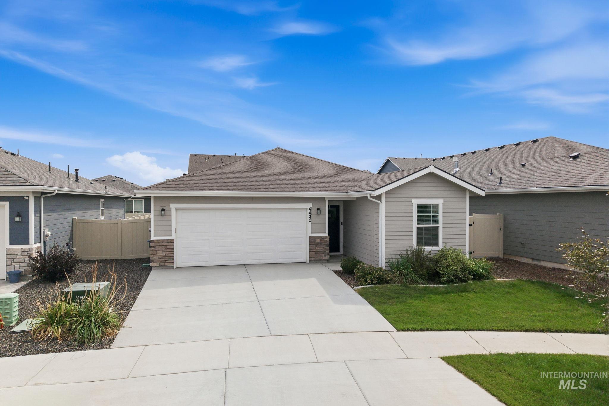 4432 S Redwater Avenue, Meridian, Idaho 83642, 3 Bedrooms, 2 Bathrooms, Residential For Sale, Price $415,000, 98998830