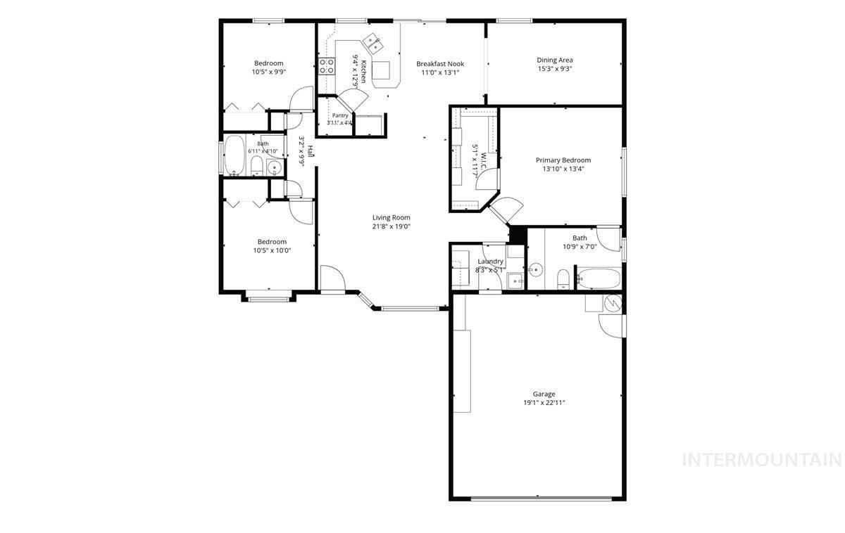 7766 Arlington Dr, Nampa, Idaho 83687, 3 Bedrooms, 2 Bathrooms, Residential For Sale, Price $459,000, 98998845