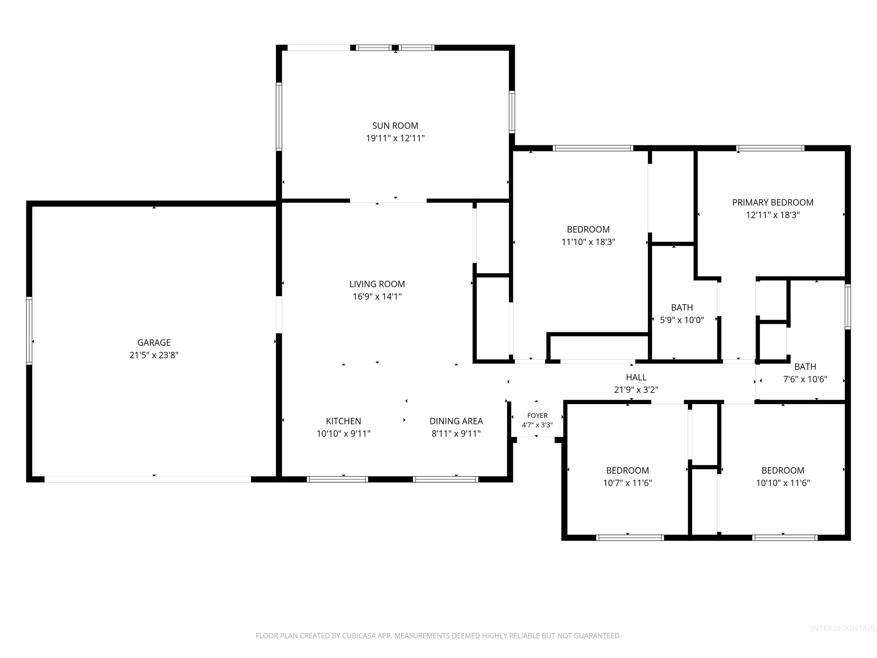 2031 NW 10th St, Meridian, Idaho 83646, 4 Bedrooms, 2 Bathrooms, Residential For Sale, Price $420,000, 98998857
