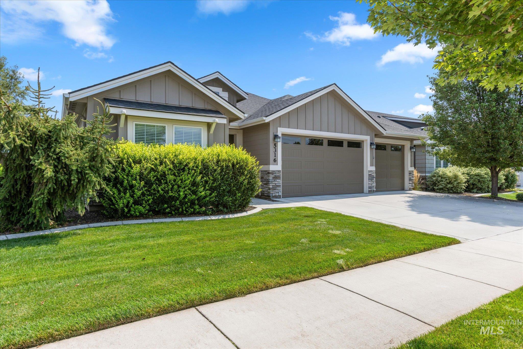 5316 N Peppard Avenue, Meridian, Idaho 83646, 3 Bedrooms, 2 Bathrooms, Residential For Sale, Price $599,500, 98998992