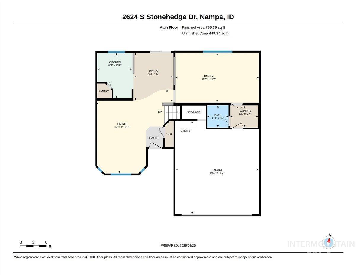2624 S Stonehedge Dr., Nampa, Idaho 83686, 3 Bedrooms, 2.5 Bathrooms, Residential For Sale, Price $375,000, 98998999