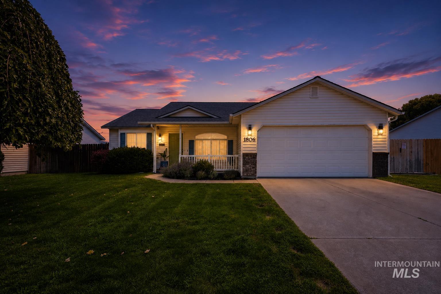 1806 S Camas St., Nampa, Idaho 83686, 3 Bedrooms, 2 Bathrooms, Residential For Sale, Price $399,900,MLS 98999012