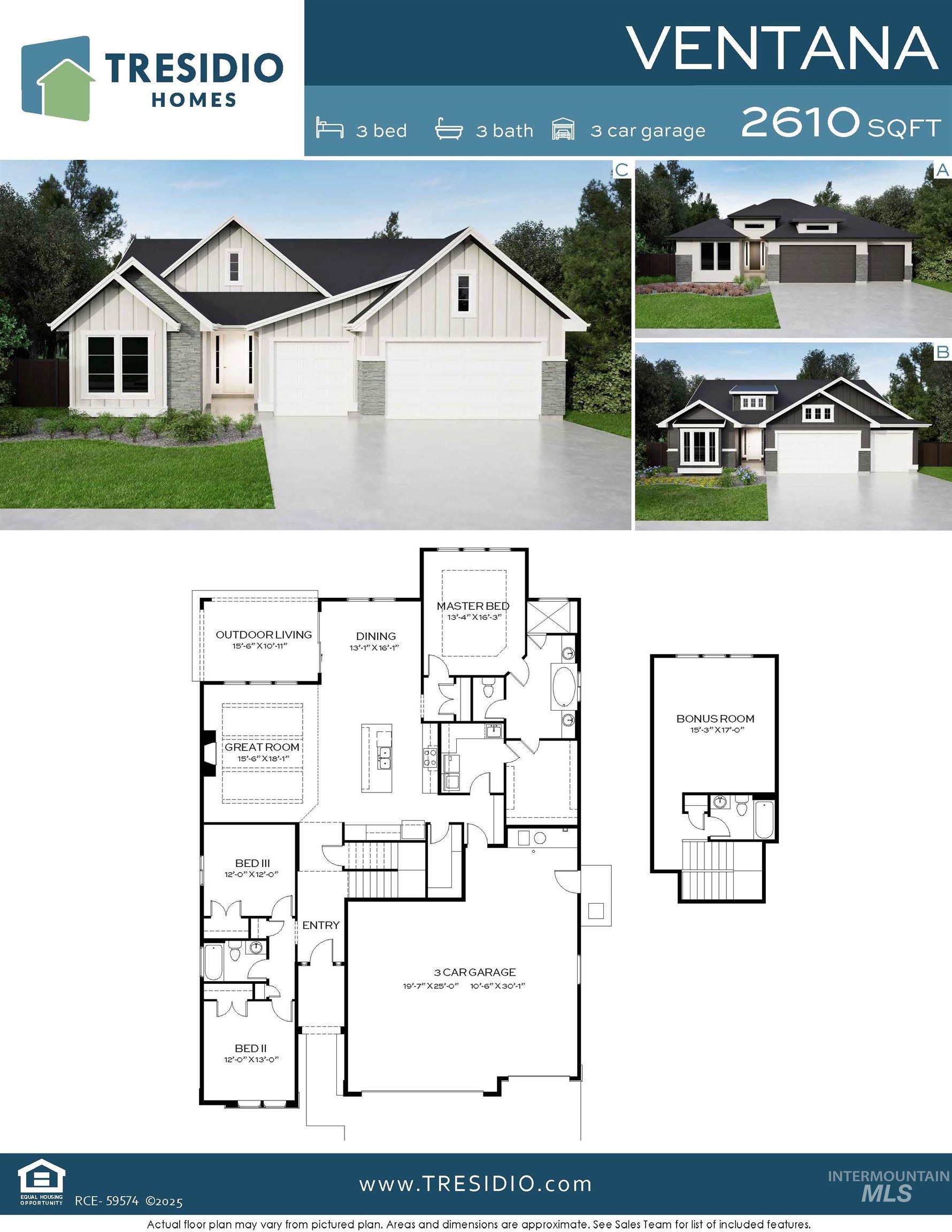 7357 Powell Place, Eagle, Idaho 83629, 3 Bedrooms, 3 Bathrooms, Residential For Sale, Price $849,880,MLS 98999032