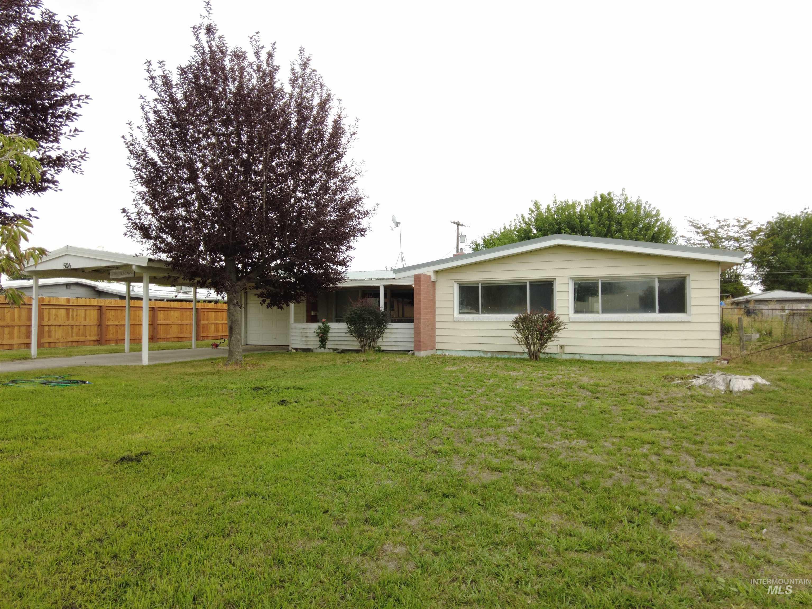 506 Freeman Way, Rupert, Idaho 83350, 3 Bedrooms, 1 Bathroom, Residential For Sale, Price $287,000,MLS 98999052