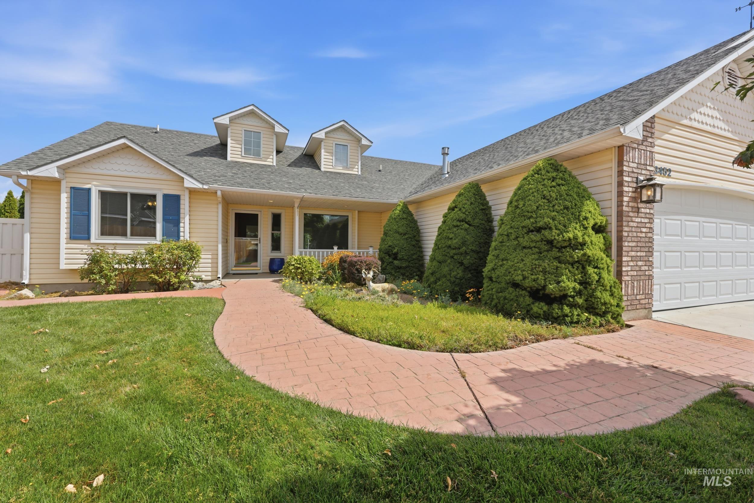 3452 W Patel Ct, Meridian, Idaho 83646, 3 Bedrooms, 2 Bathrooms, Residential For Sale, Price $564,500,MLS 98999059