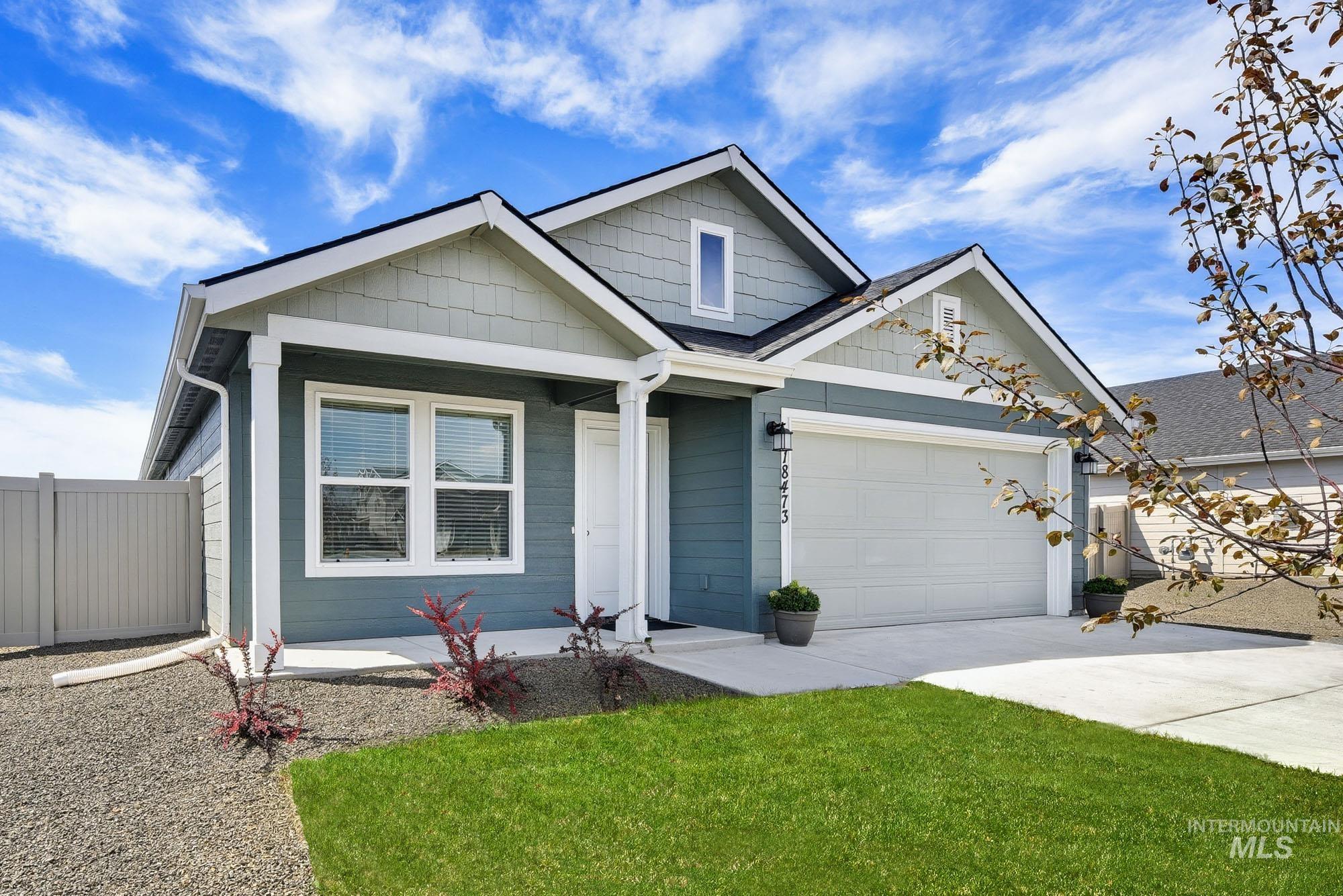 18473 N Feather Top Pl, Nampa, Idaho 83687, 4 Bedrooms, 2 Bathrooms, Residential For Sale, Price $419,900, 98999070