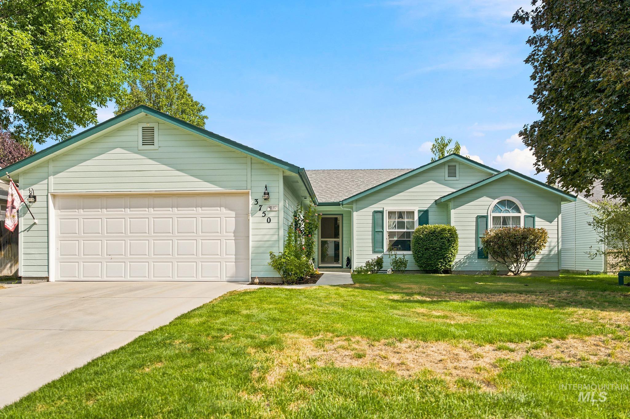3750 E Sweet Pea Ct, Boise, Idaho 83716, 3 Bedrooms, 2 Bathrooms, Residential For Sale, Price $485,000, 98999081