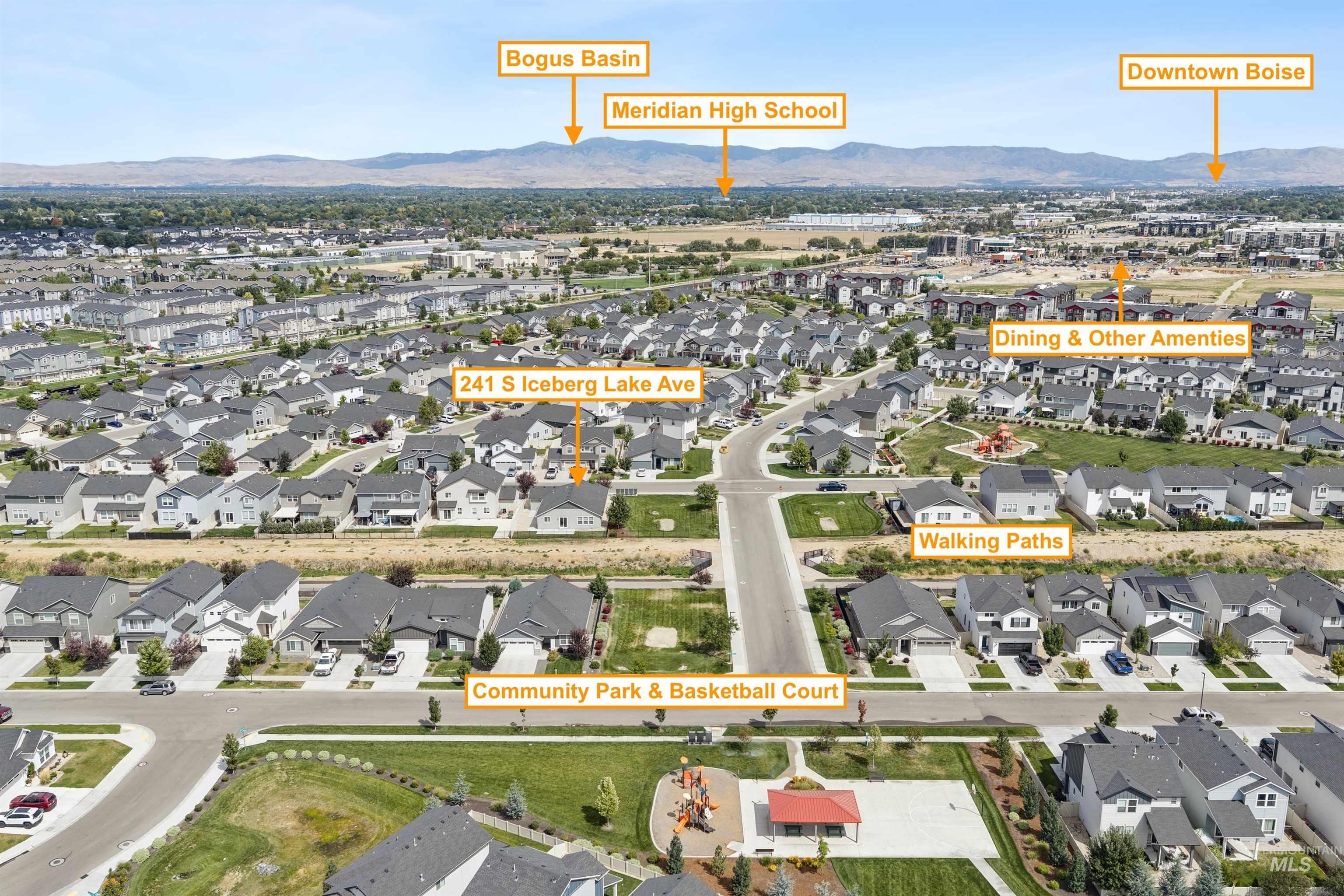 241 S Iceberg Lake Ave, Meridian, Idaho 83642, 4 Bedrooms, 2 Bathrooms, Residential For Sale, Price $539,900,MLS 98999207