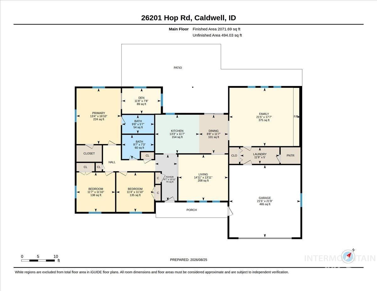 26201 Hop Rd, Caldwell, Idaho 83607, 3 Bedrooms, 2 Bathrooms, Residential For Sale, Price $849,900, 98999398