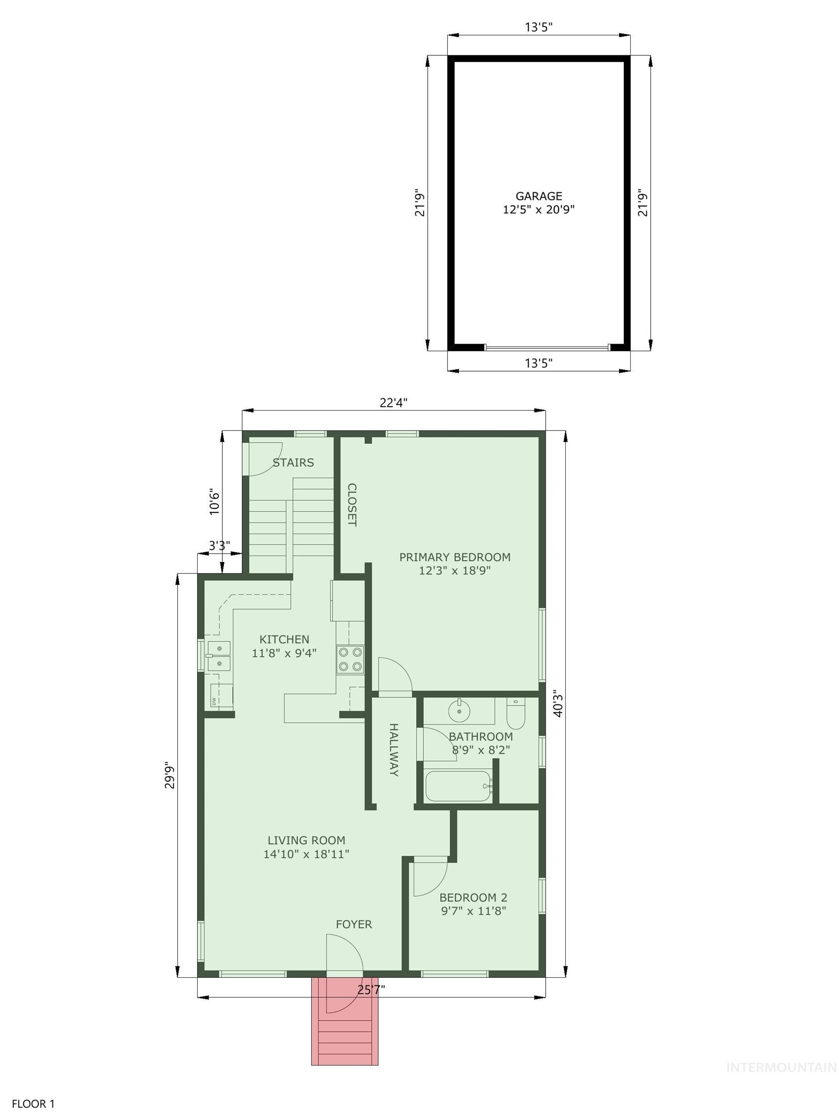 1147 N Hayes, Pocatello, Idaho 83204, 3 Bedrooms, 1 Bathroom, Residential For Sale, Price $205,000, 98999530
