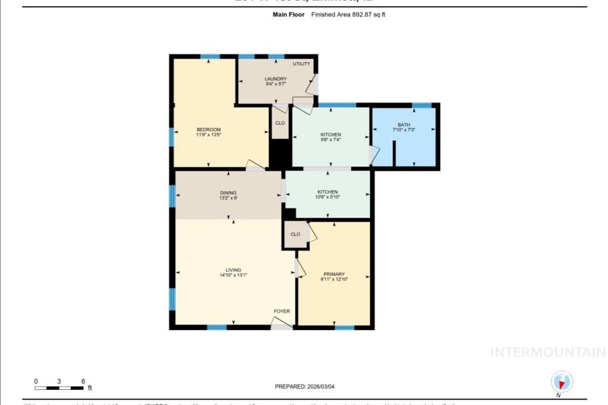 201 W 1st Street, Emmett, Idaho 83617, 2 Bedrooms, 1 Bathroom, Residential Income For Sale, Price $484,900,MLS 98999548