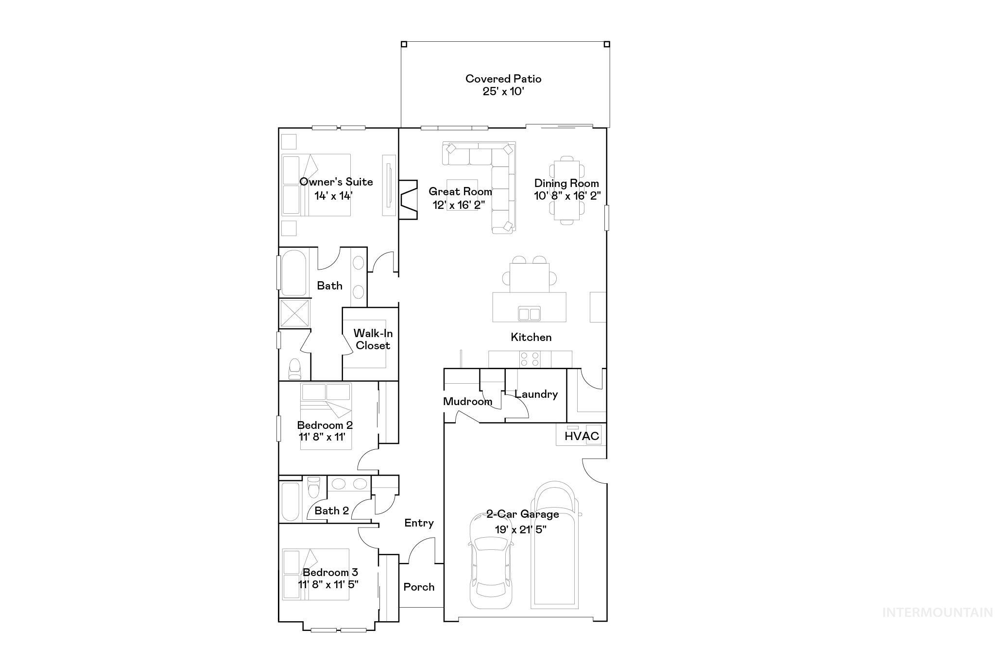 5011 N Bartok Ave, Meridian, Idaho 83646, 3 Bedrooms, 2 Bathrooms, Residential For Sale, Price $567,900,MLS 98999603